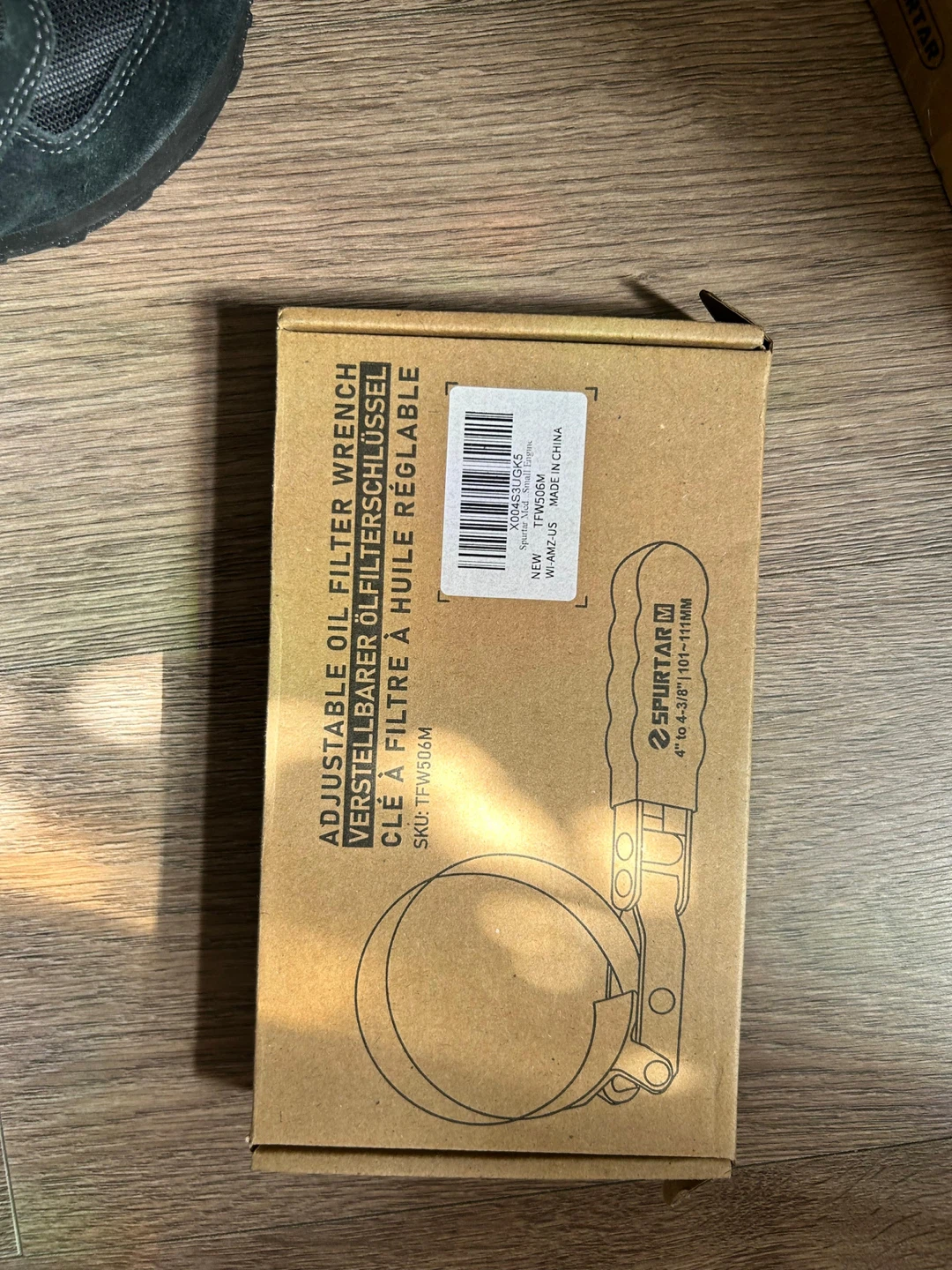 Spurtar Adjustable Oil Filter Wrench