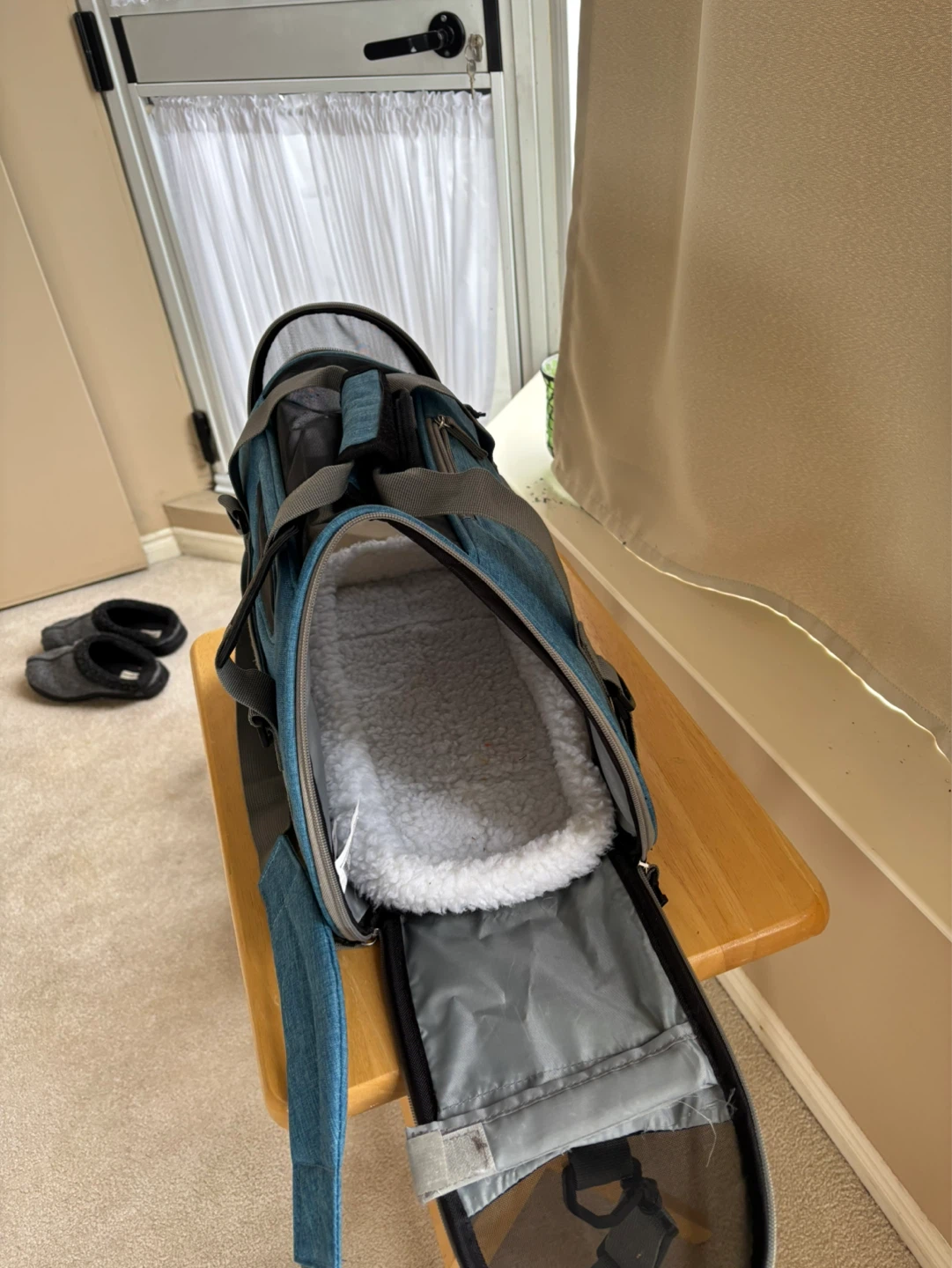 Blue Pet Carrier Bag