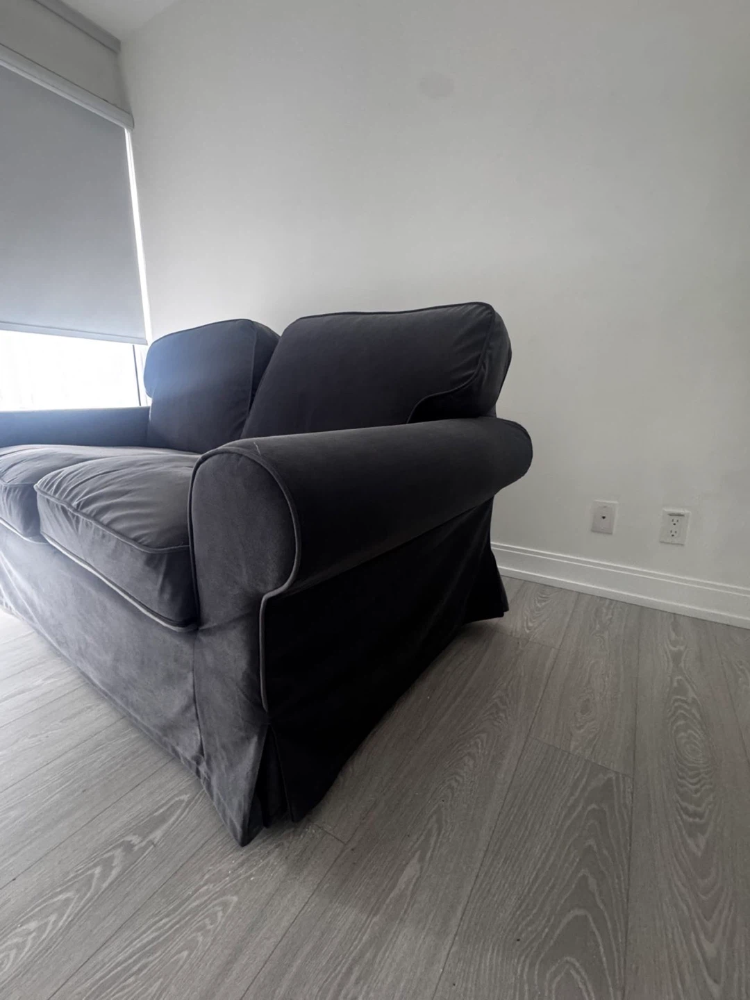 IKEA- Dark Grey 2-Seater Sofa - photo 4