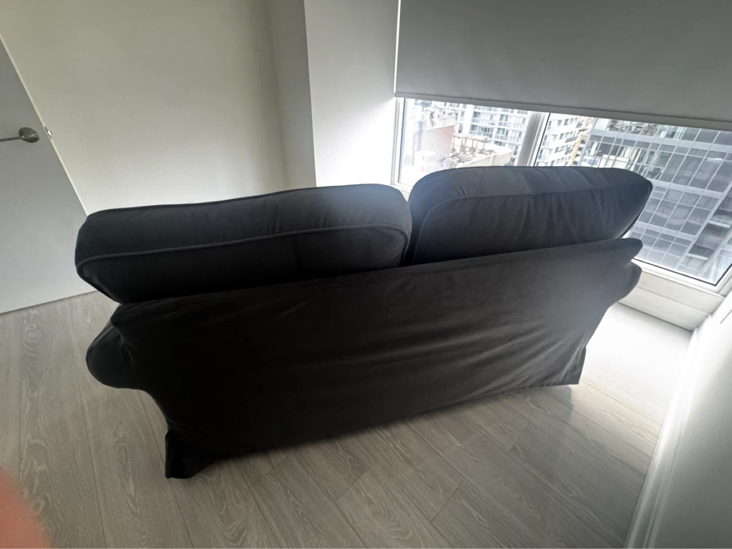 IKEA- Dark Grey 2-Seater Sofa - photo 5