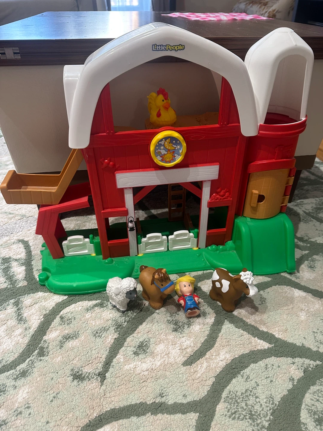 Little People Barn with Animals and Farmer Toy Set