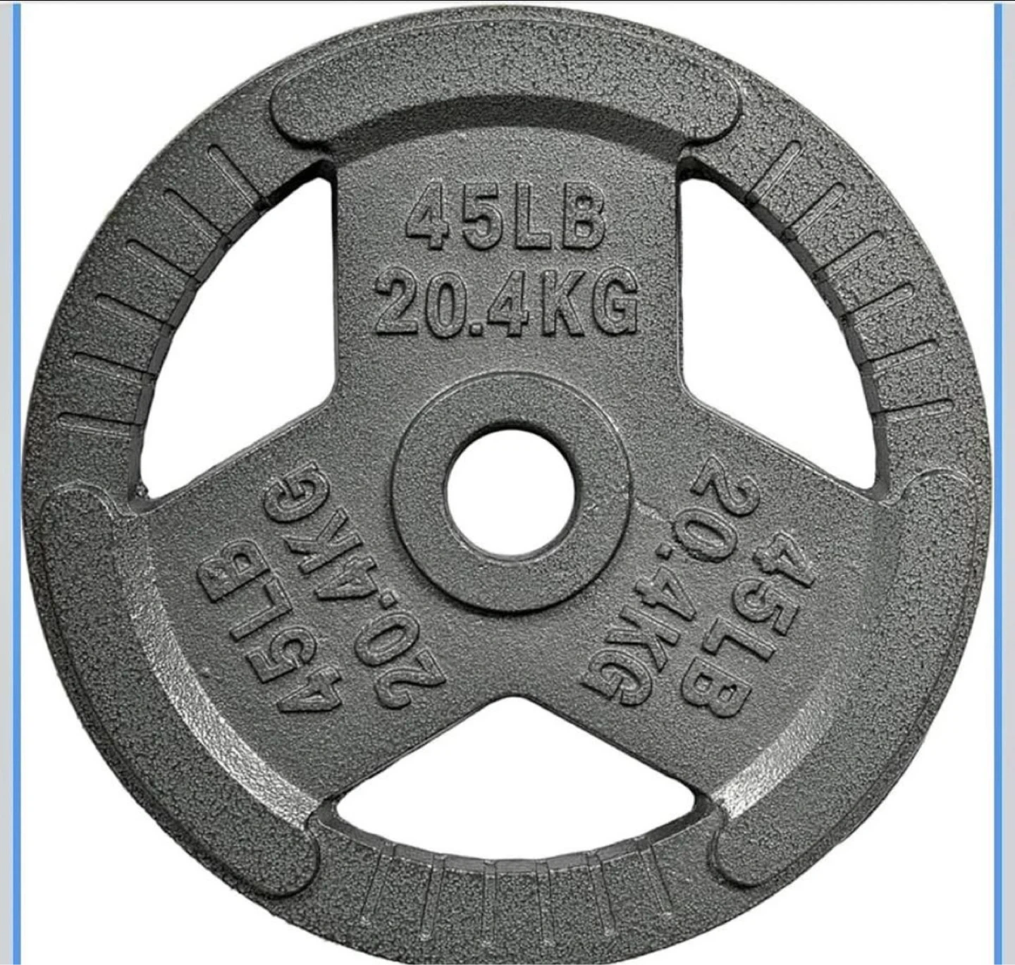 45LB 20.4KG Cast Iron Weight Plate