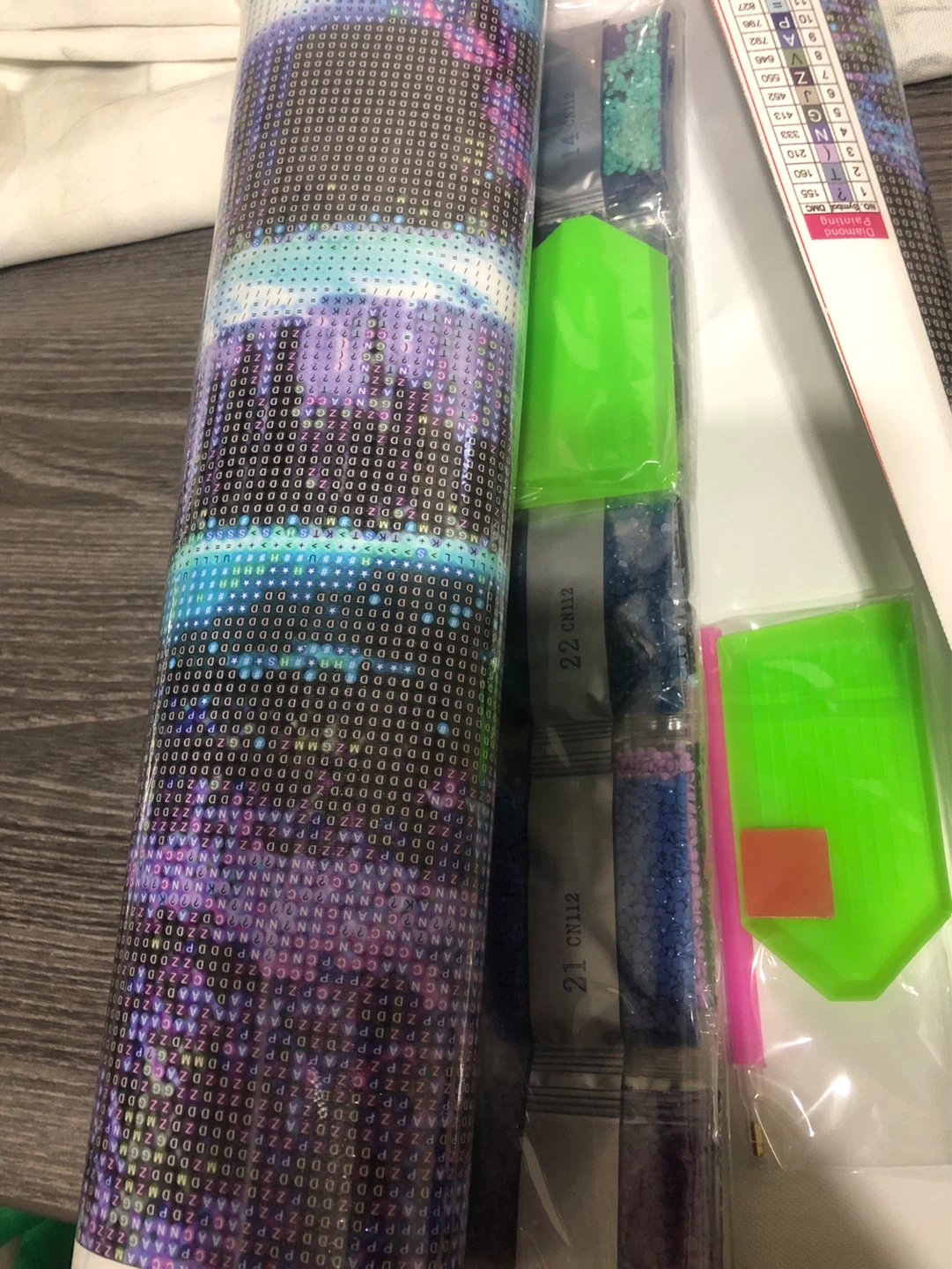 New-2 Pack 5.7 inch Diamond Painting Kits - Waterfall & Galaxy