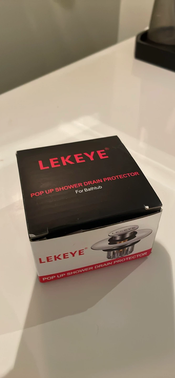 LEKEYE Pop-Up Shower Drain Stopper and Hair Catcher - photo 2