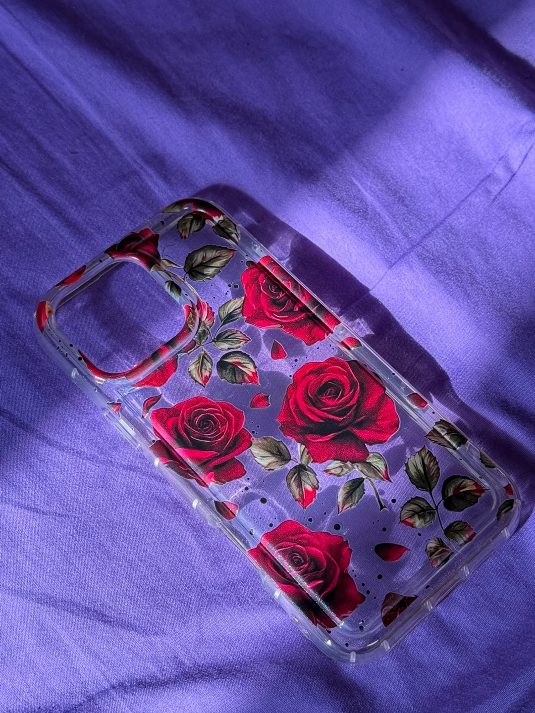 Clear Rose Pattern Phone Case 🌹🥀 - photo 2