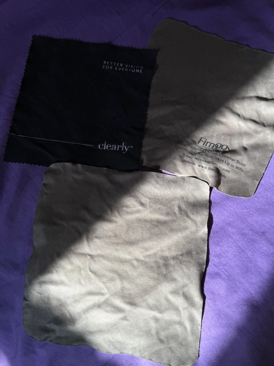 Clearly and Firmoo Microfiber Cleaning Cloths (3-Pack)