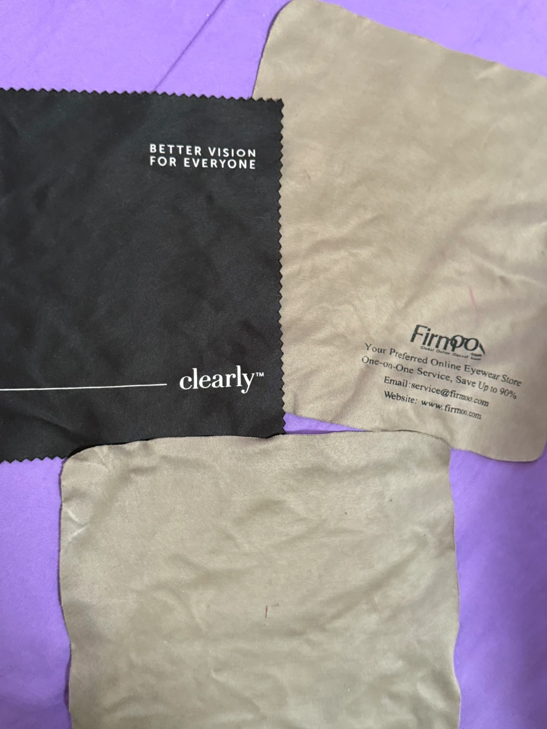 Clearly and Firmoo Microfiber Cleaning Cloths (3-Pack) - photo 2