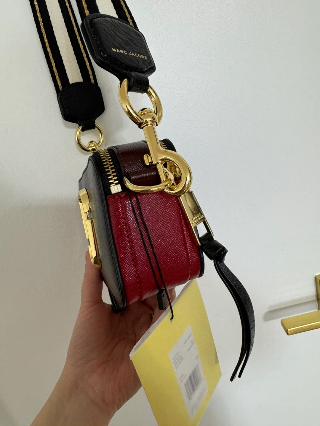 Marc Jacobs Snapshot Camera Bag - Black/Burgundy/Red - photo 4