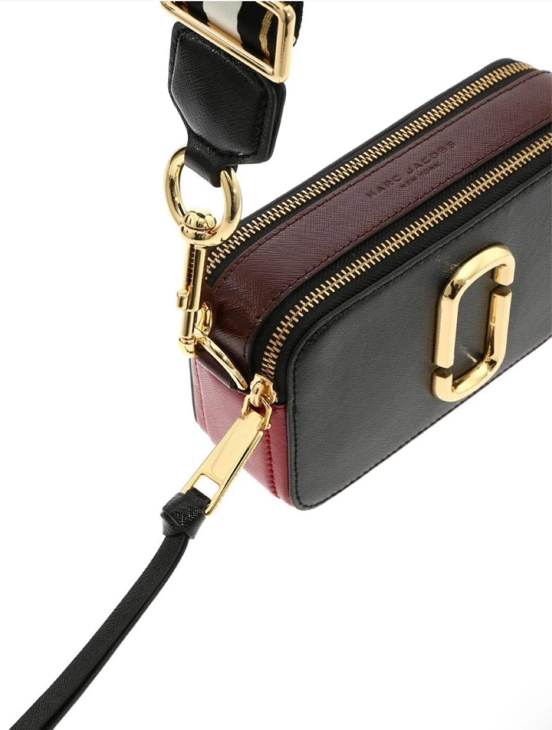 Marc Jacobs Snapshot Camera Bag - Black/Burgundy/Red - photo 2