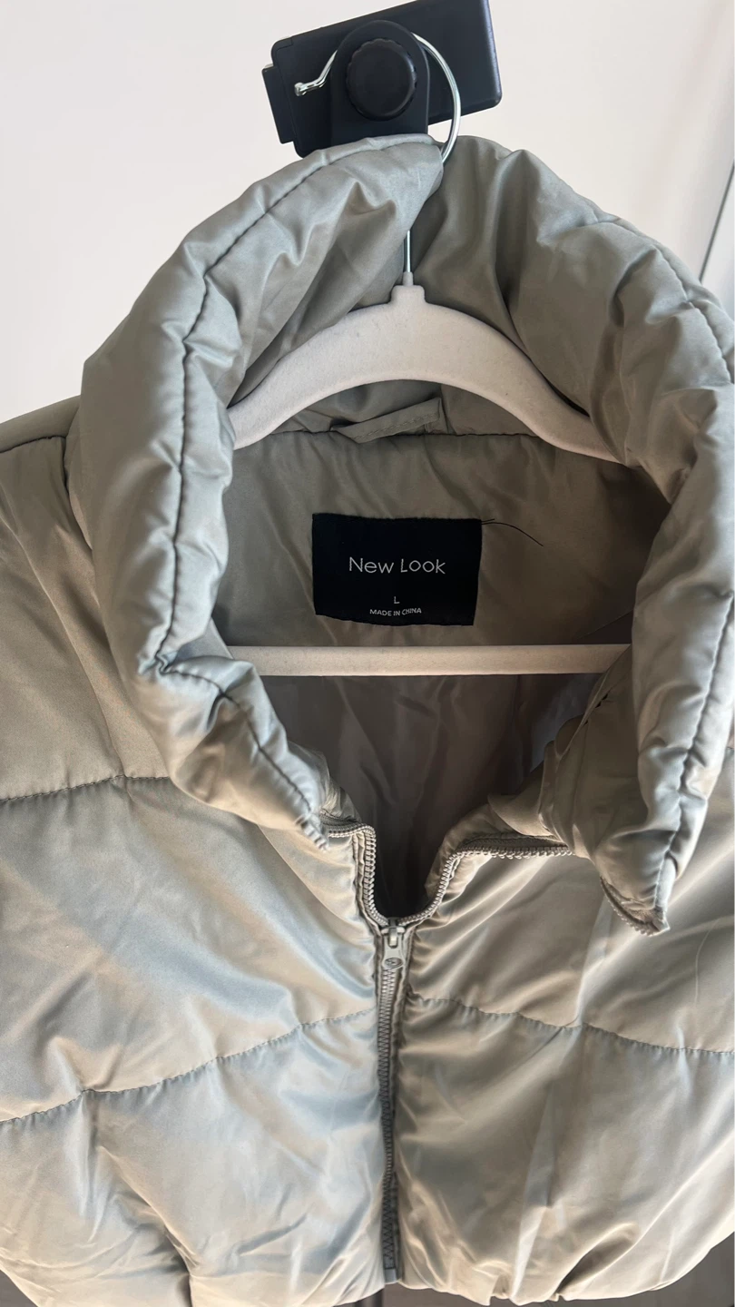 New Look Cropped Puffer Vest Size L - photo 2