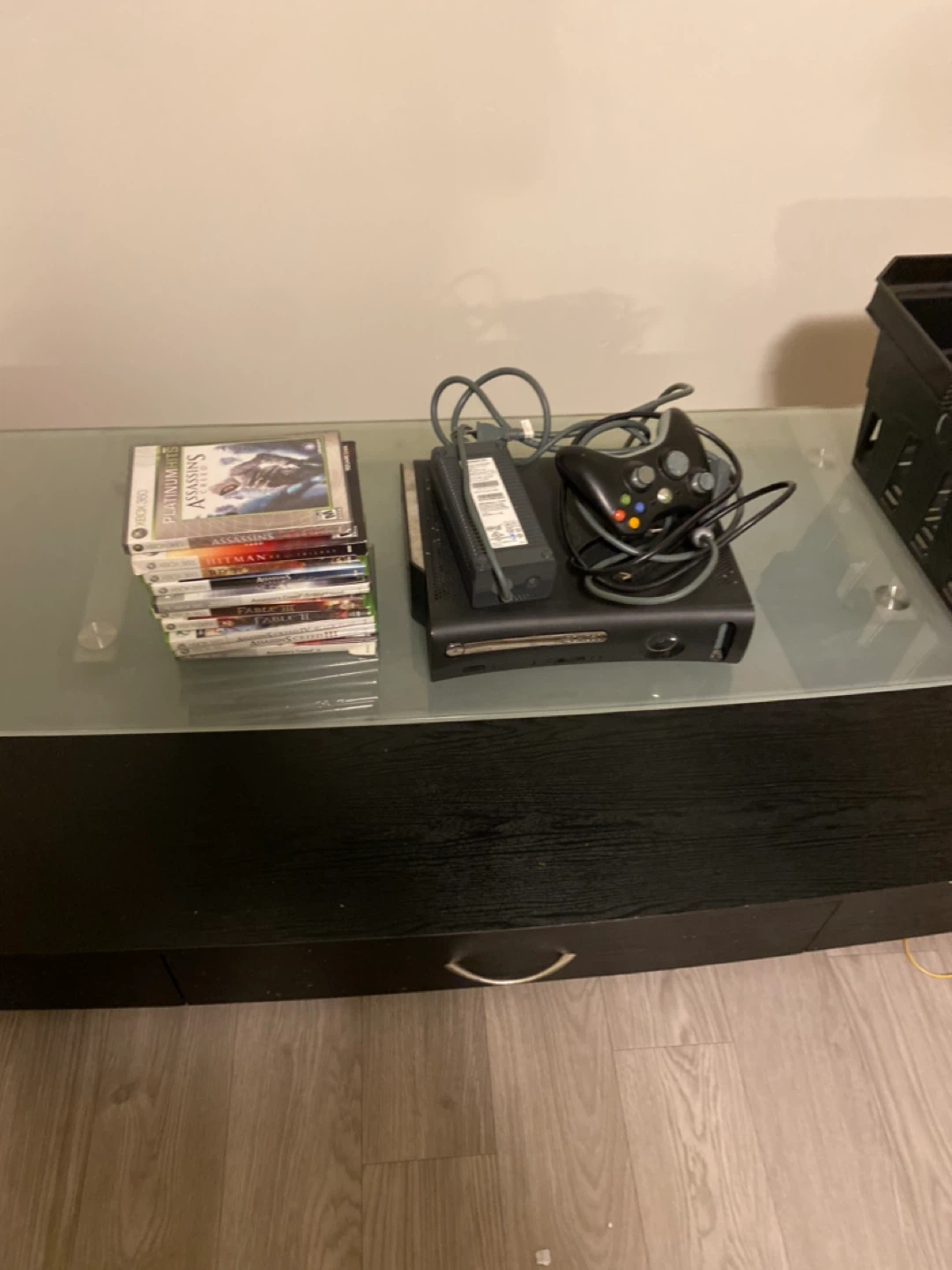 Xbox 360 Console with Games and Controller