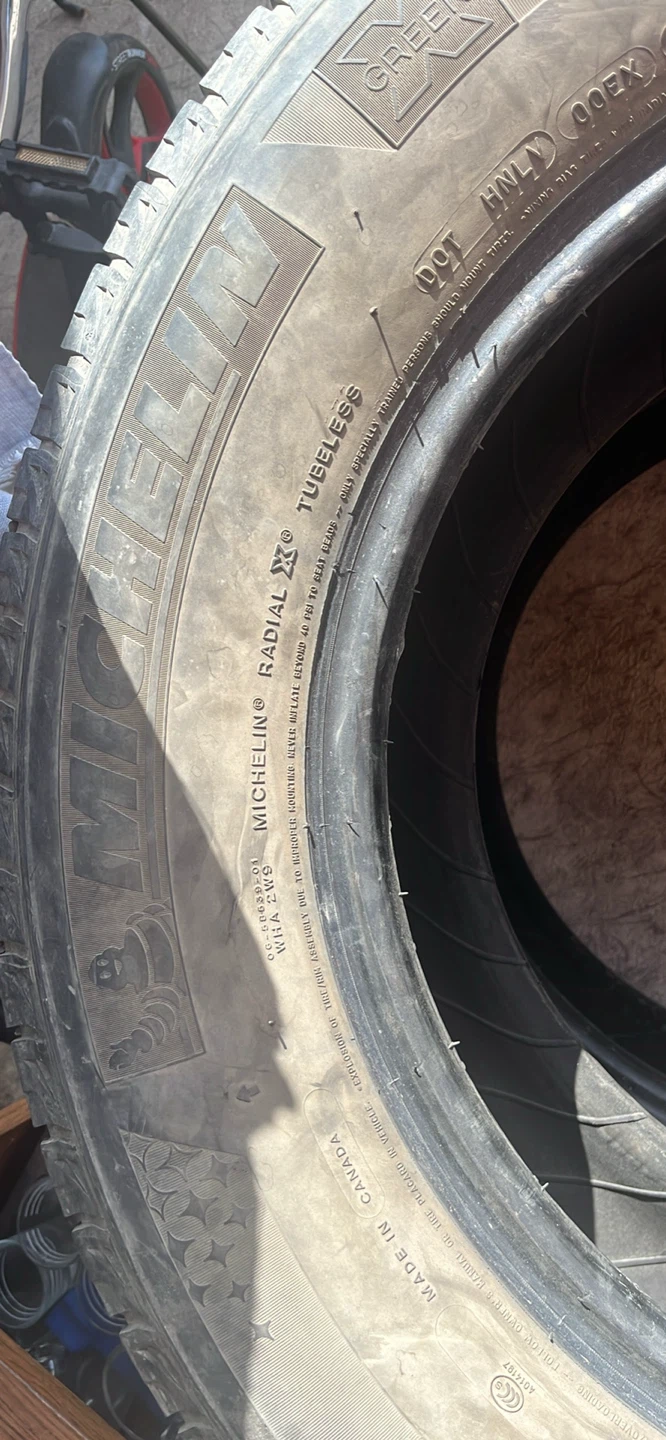 Michelin 265/65R17 Studless Winter Tires - photo 2