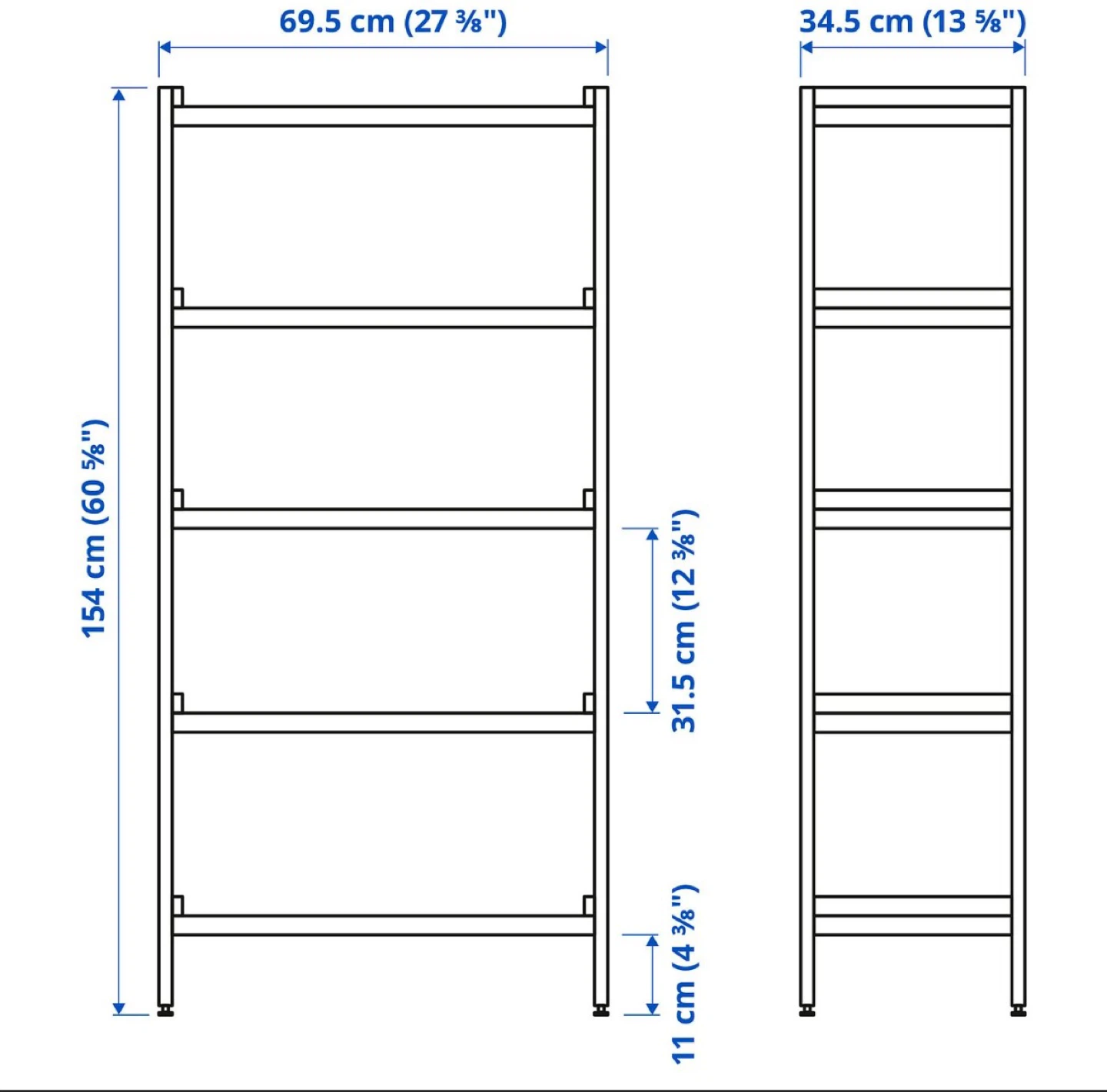 IKEA EKENABBEN Shelf – Like New - photo 2