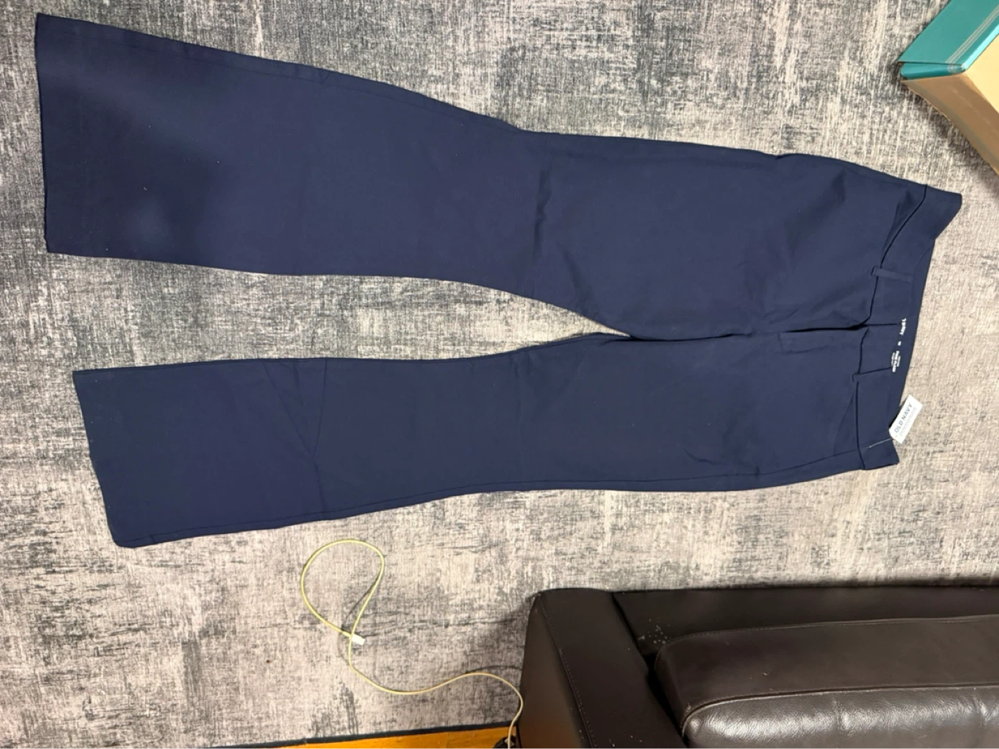 Old Navy Pixie elastic Flare Pants & brown straight - photo 5