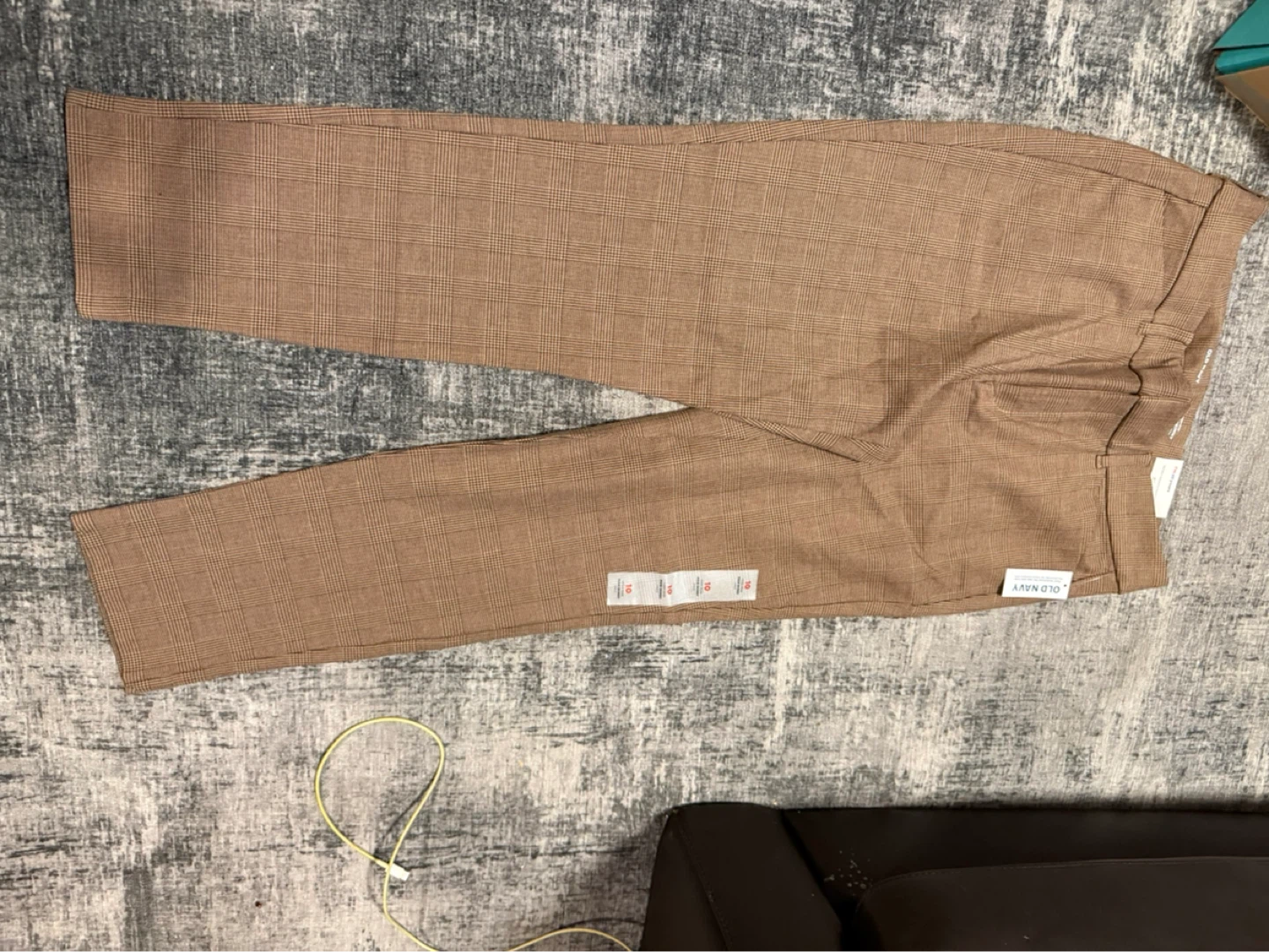Old Navy Pixie elastic Flare Pants & brown straight - photo 3
