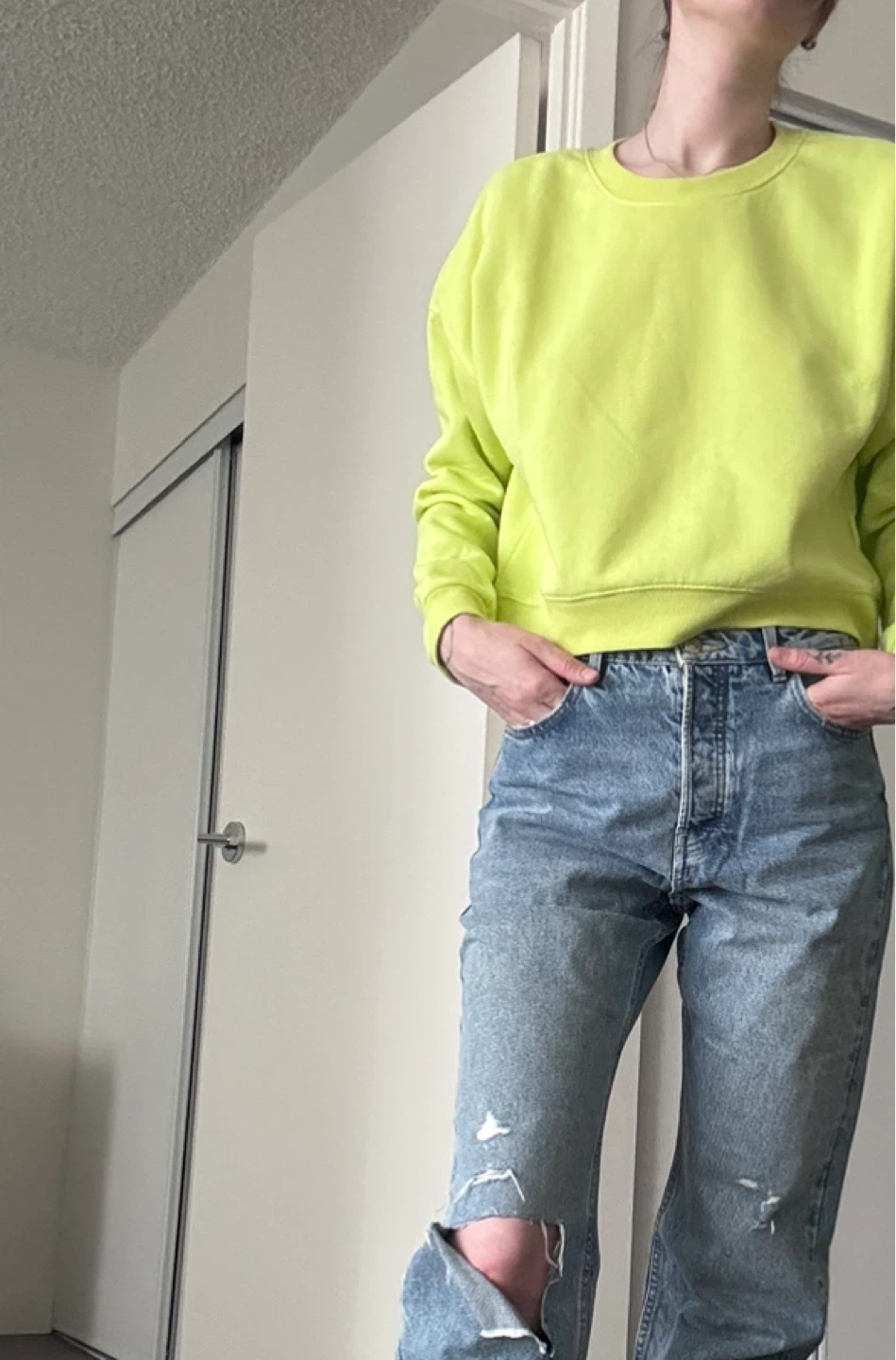 Vivid Lime Green Crewneck Sweatshirt - photo 4