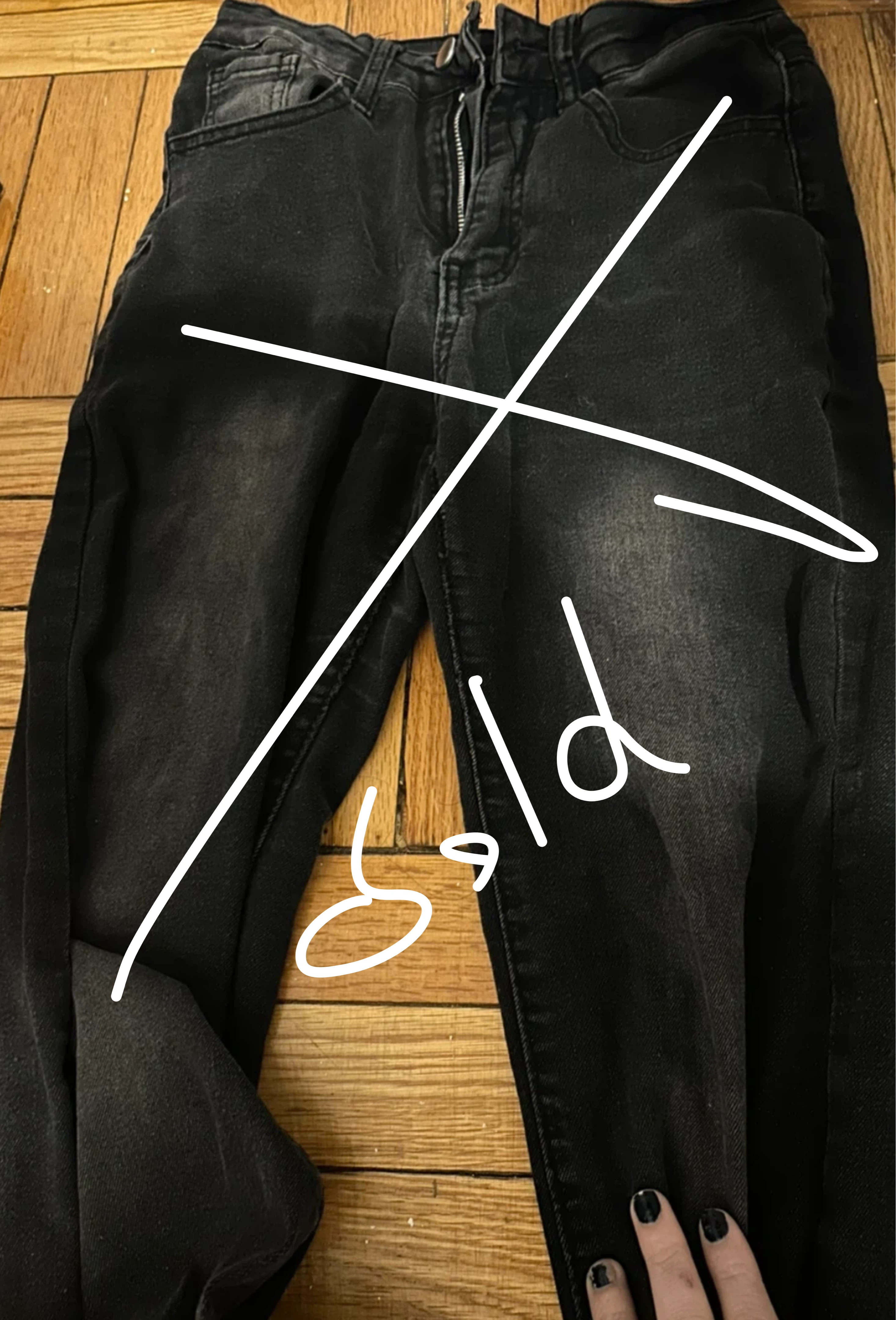 Two pairs of Black Flare Jeans - photo 4