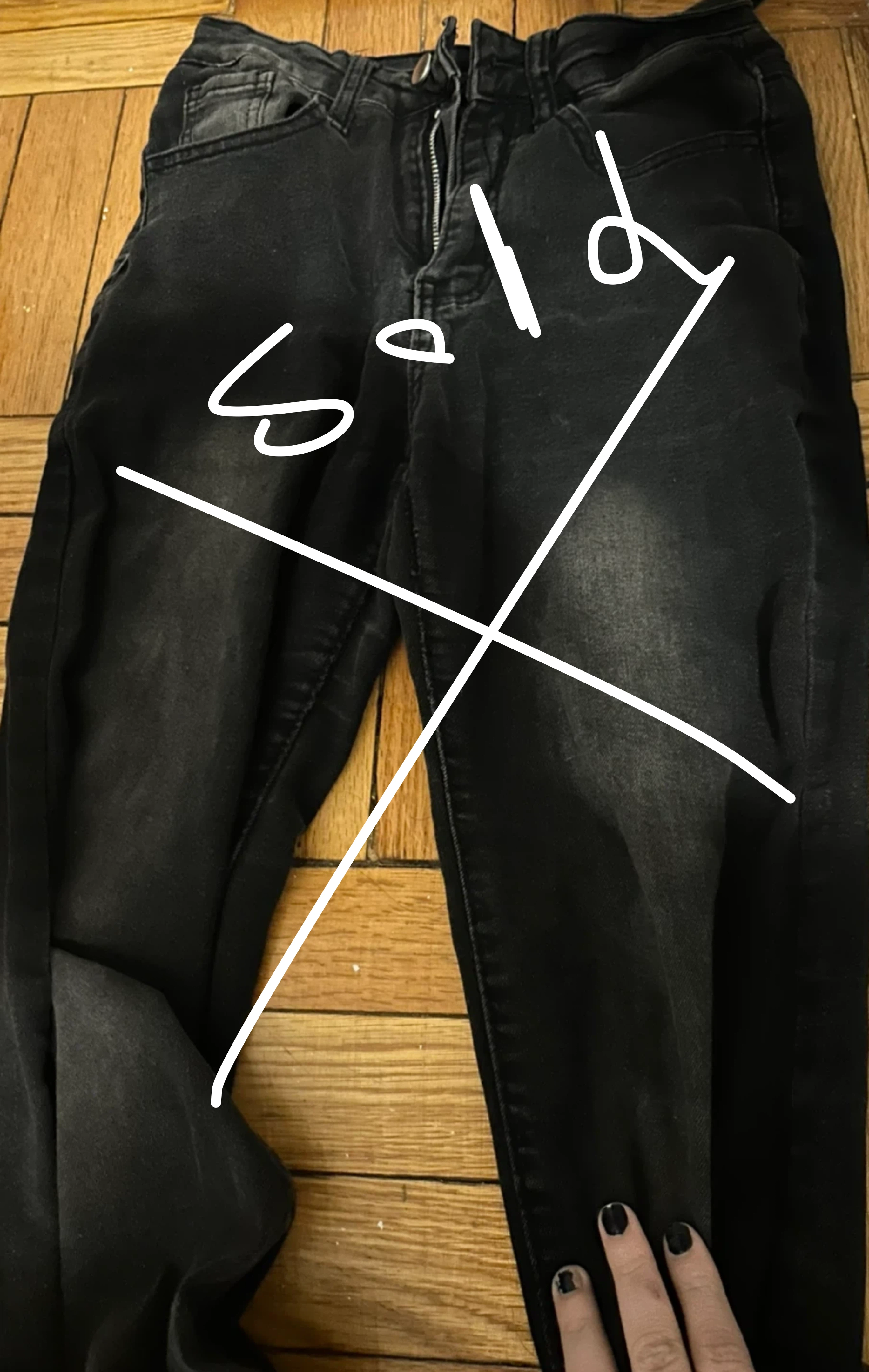 Two pairs of Black Flare Jeans - photo 5