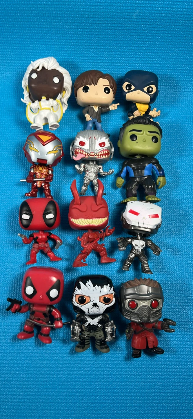 🦸‍♂️ Marvel Funko Pop & Vinyl Lot - 12 Figures All for $35- OOB