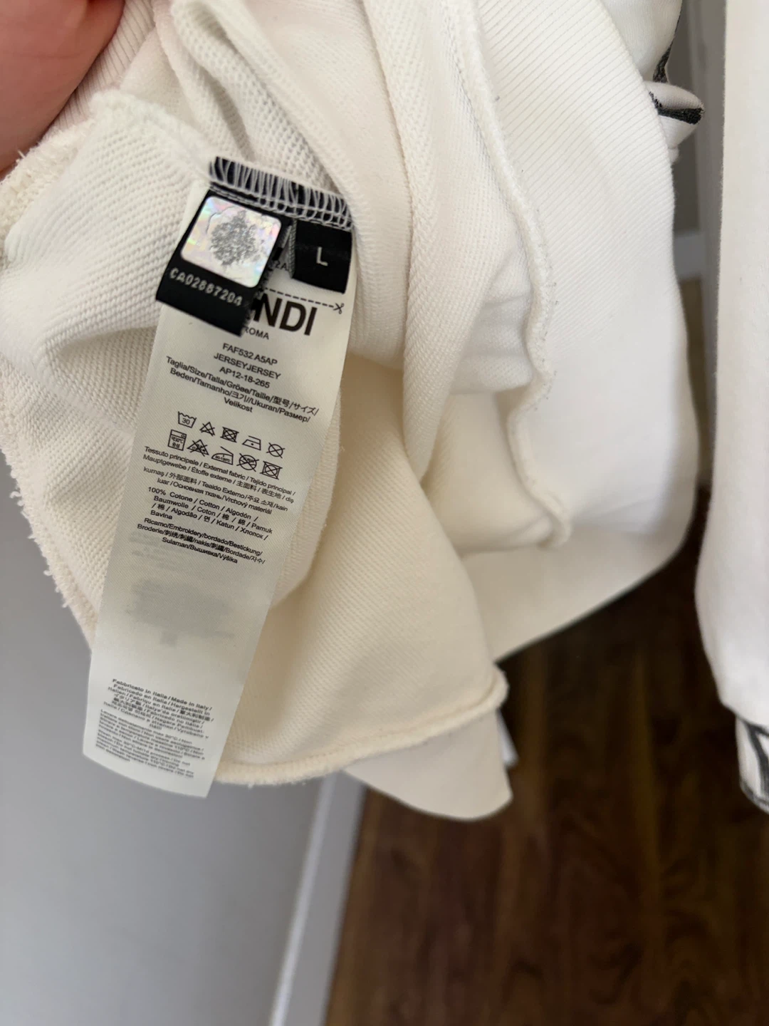 Fendi Roma Jersey Sweatshirt Size L-XL - photo 5