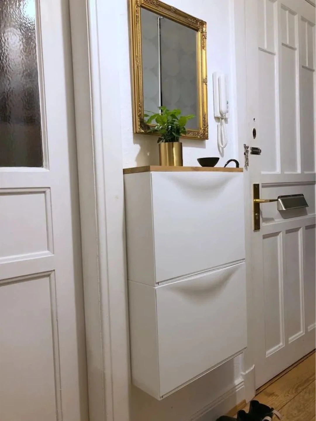 IKEA TRONES Shoe Cabinet - White - photo 5