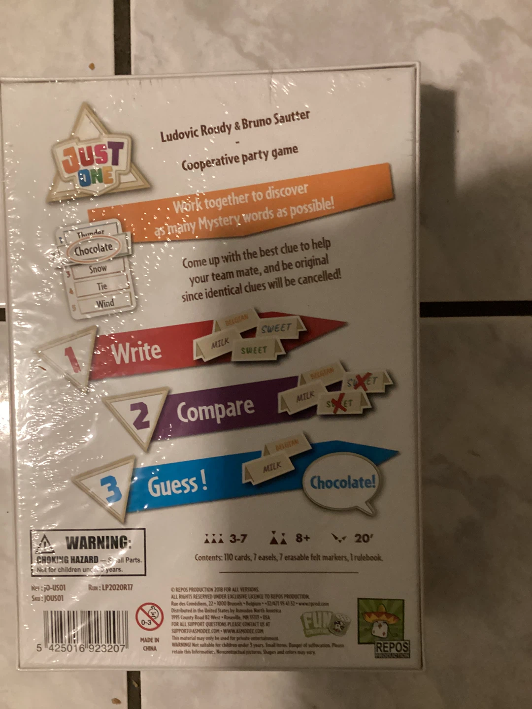 Just One Cooperative Party Game - photo 2