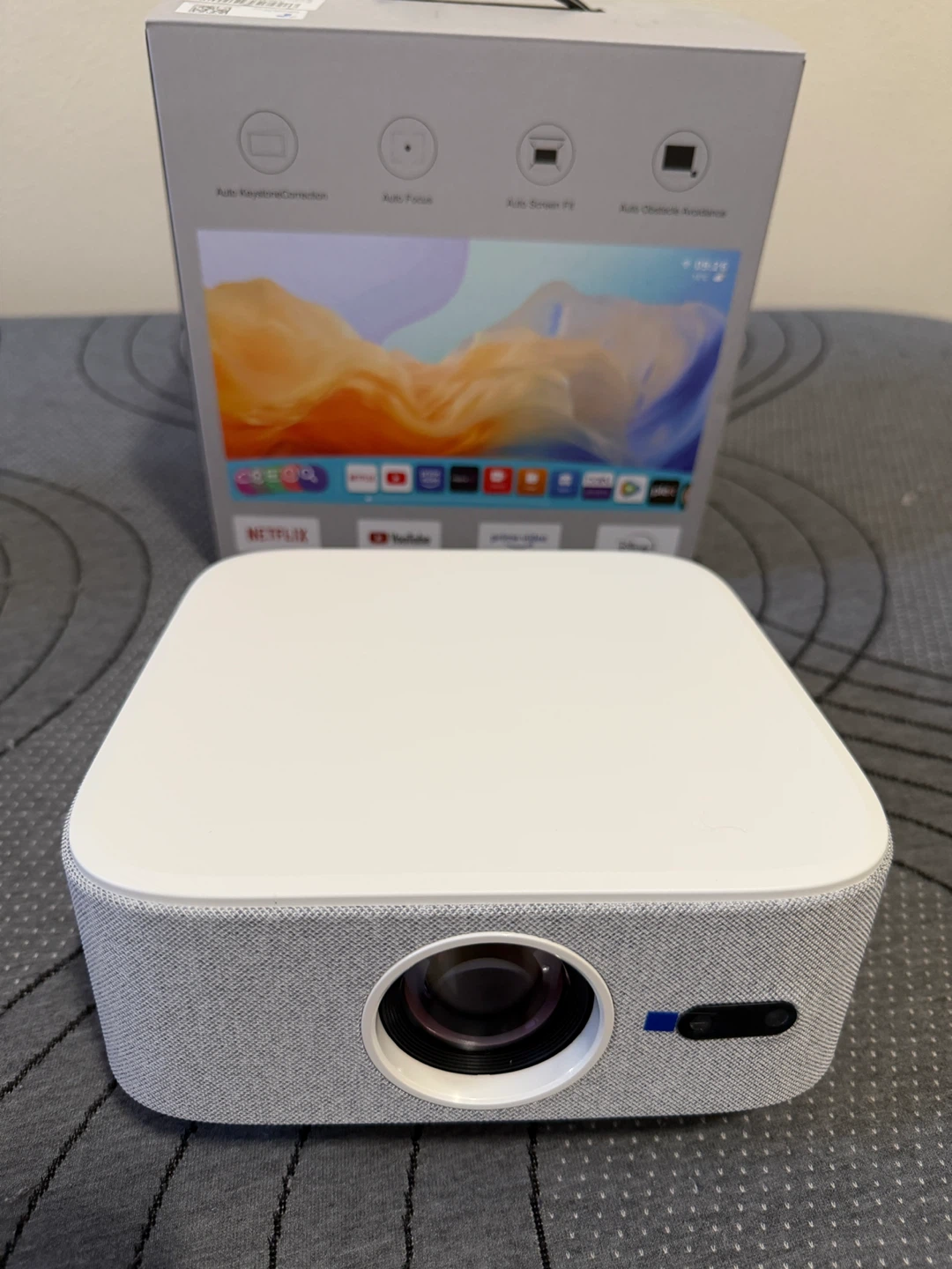 4K Smart Outdoor Projector - Netflix WiFi Bluetooth Auto Focus