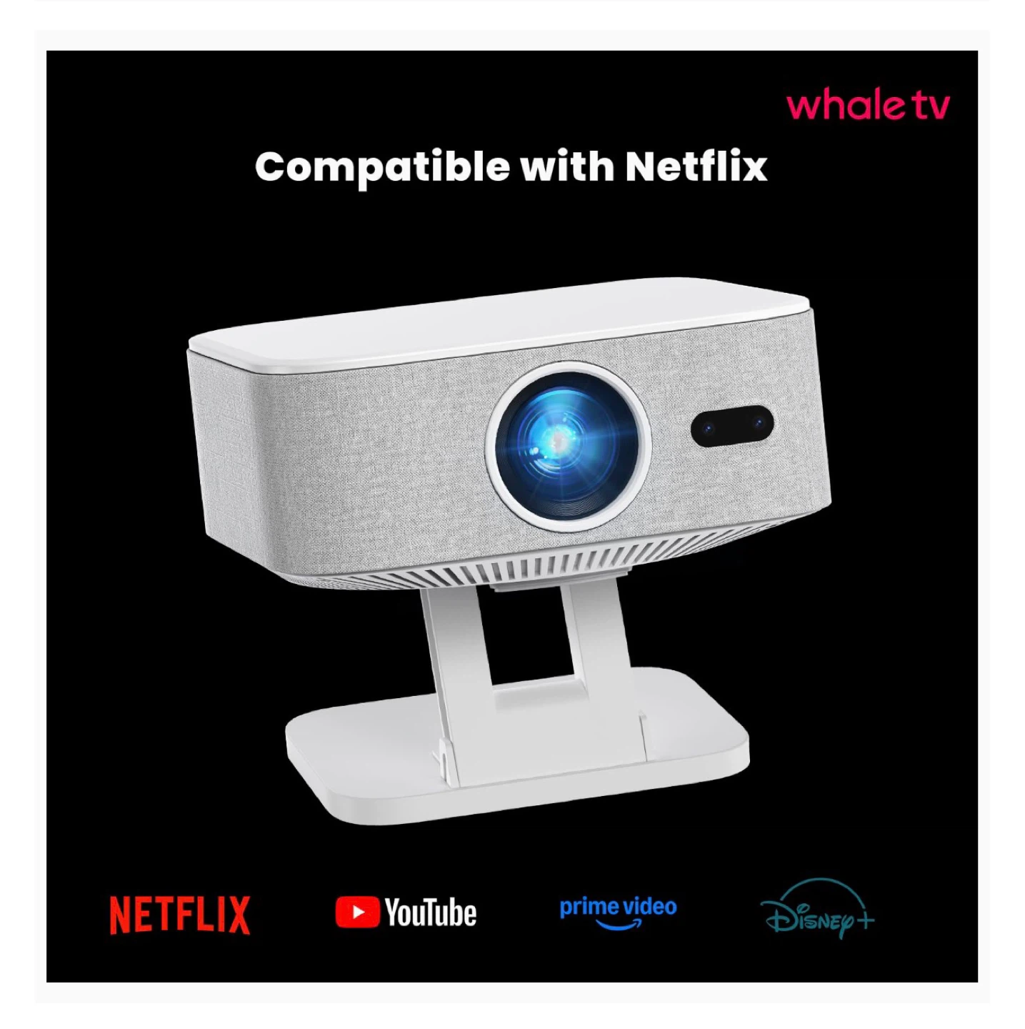 4K Smart Outdoor Projector - Netflix WiFi Bluetooth Auto Focus - photo 5