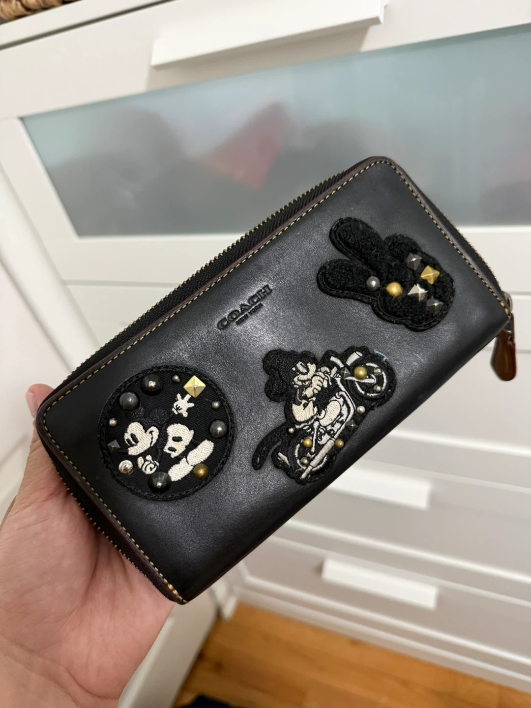 Coach x Disney Mickey Mouse Zip Around Wallet
