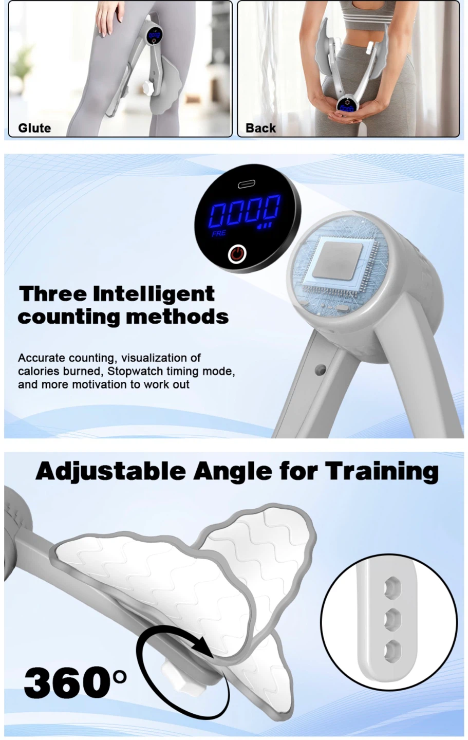 Kegel Trainer Pelvic Floor Exerciser Core & Thigh Workout - photo 5