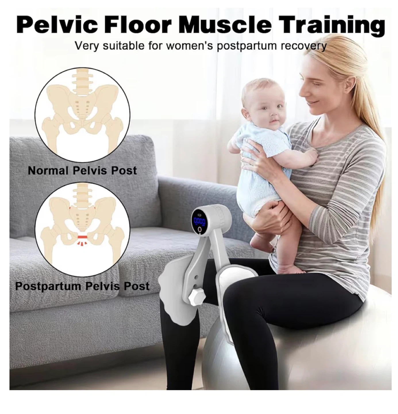 Kegel Trainer Pelvic Floor Exerciser Core & Thigh Workout - photo 3