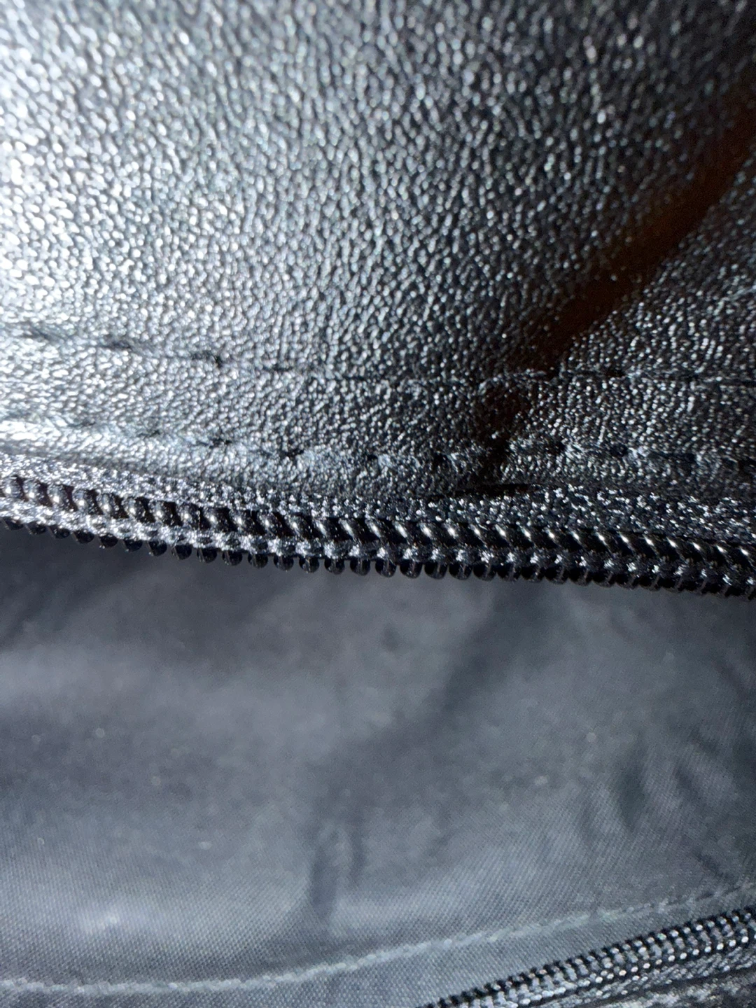Black Leather Messenger Bag - photo 4