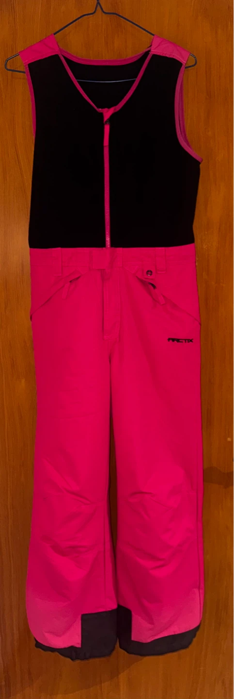 Arctix Kids' Snow Bibs - Size M - Pink & Black - photo 2