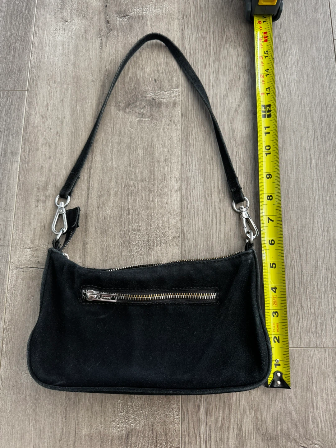Black Suede Shoulder Bag By Brandy Melville - photo 5