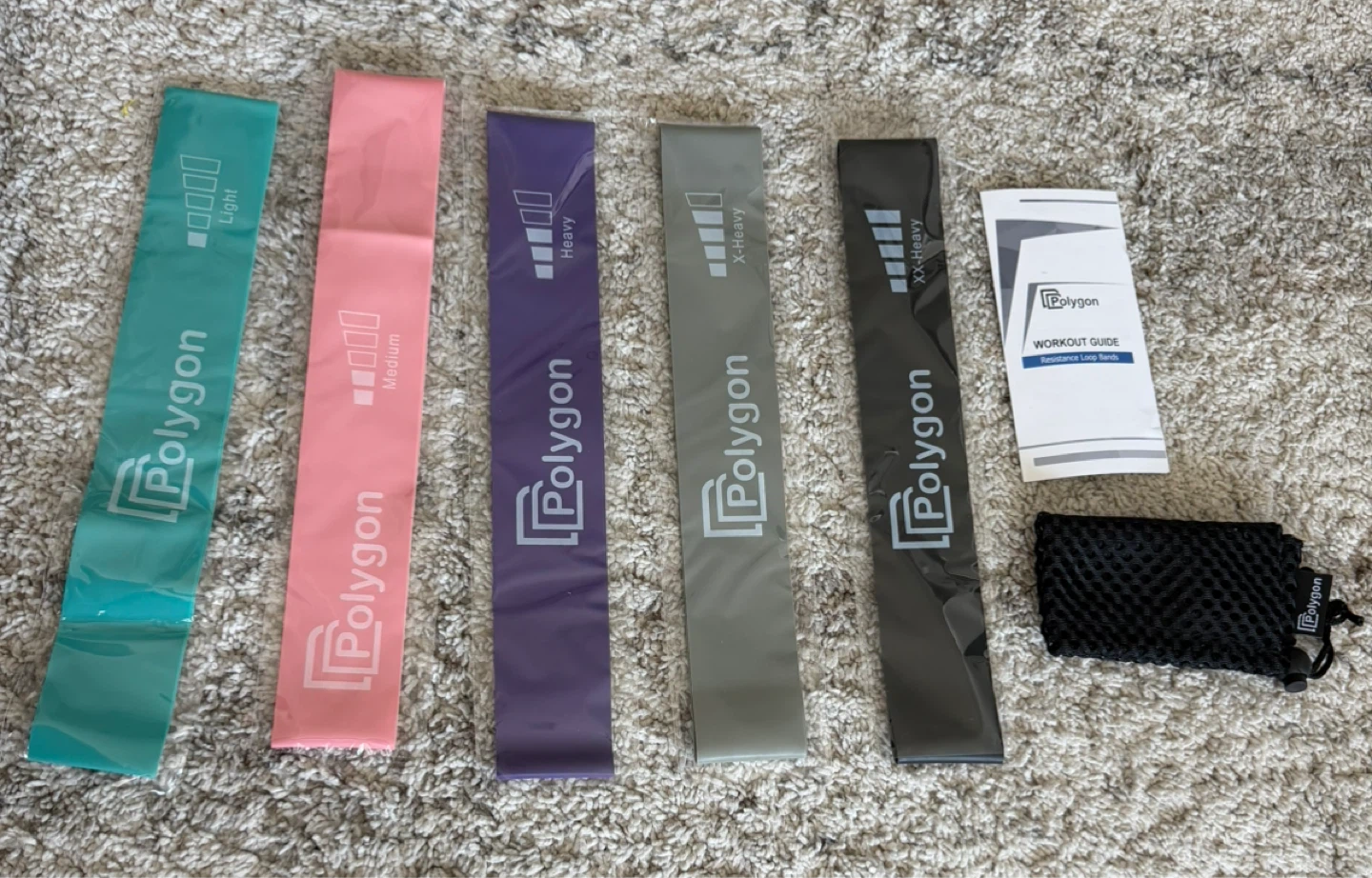 Polygon Resistance Loop Bands Set