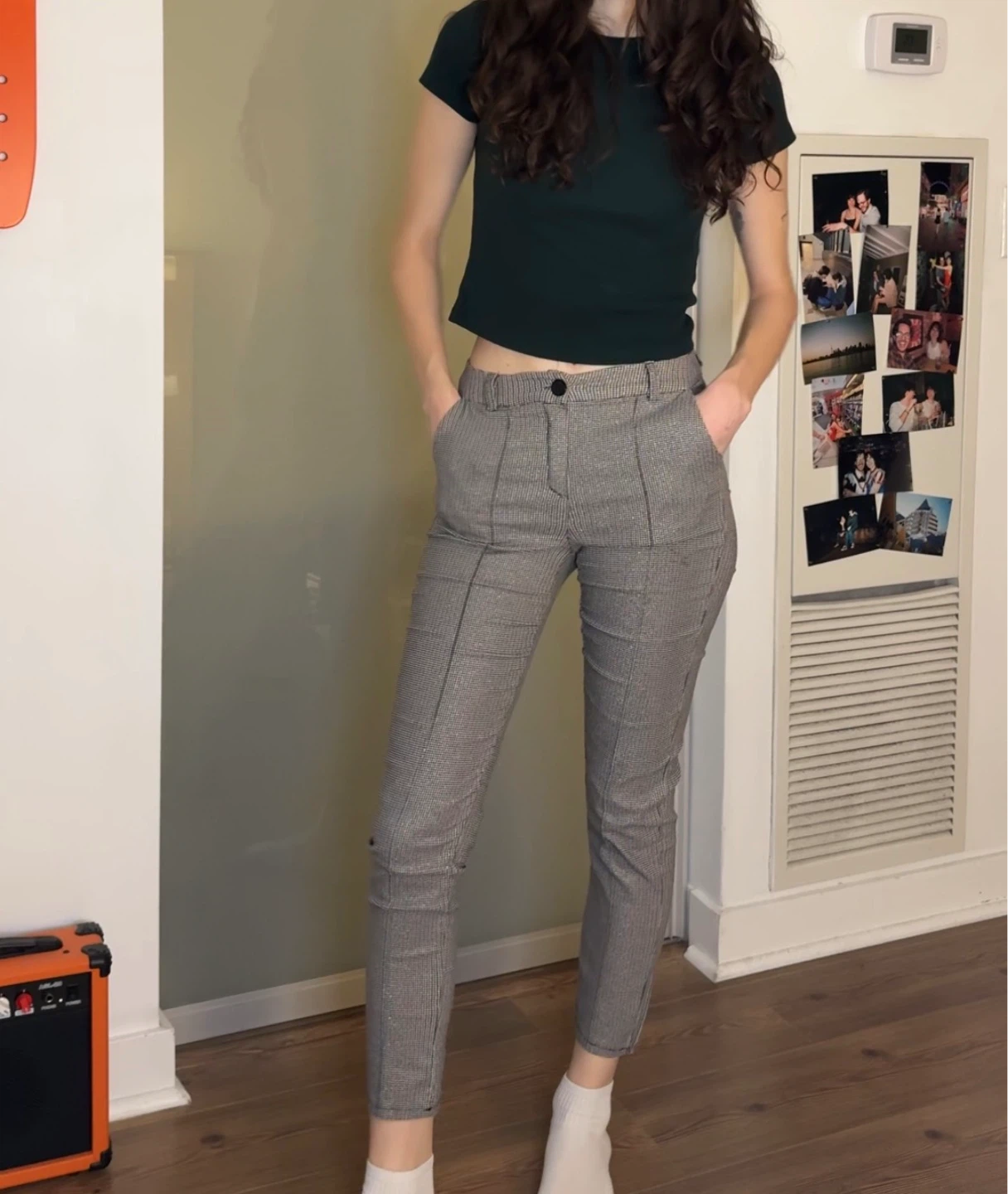 Cute Plaid Trousers | Size Small