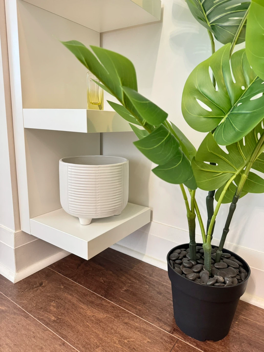 IKEA Artificial Monstera Plant in White Pot - photo 2