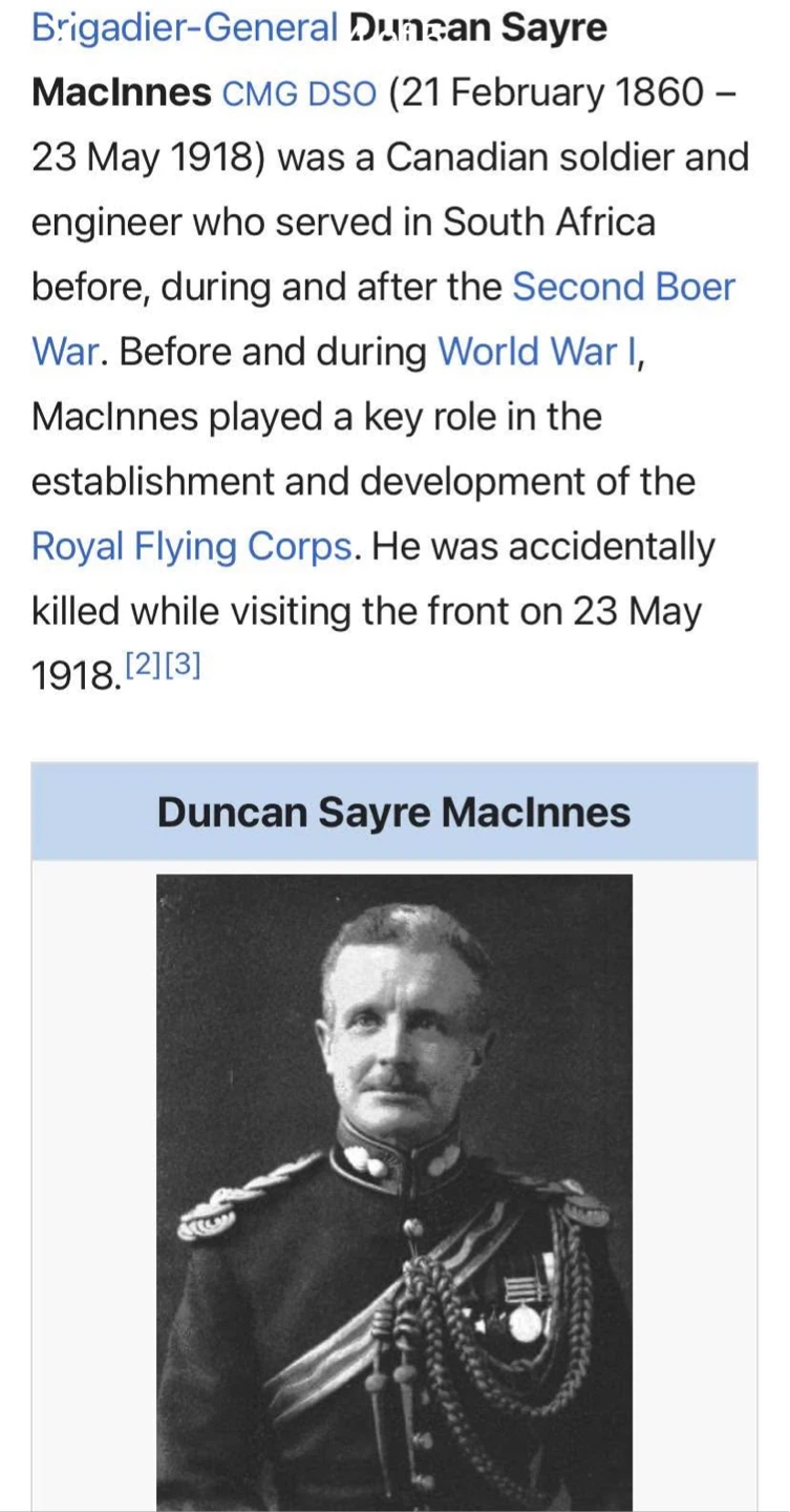 Framed Portrait of Brigadier-General Duncan Sayre MacInnes - photo 3