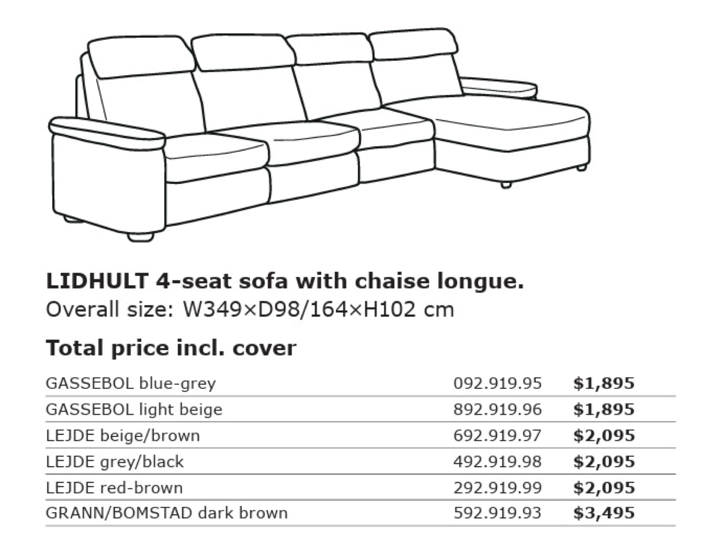 Grey Sectional Sofa with Storage Chaise - photo 4