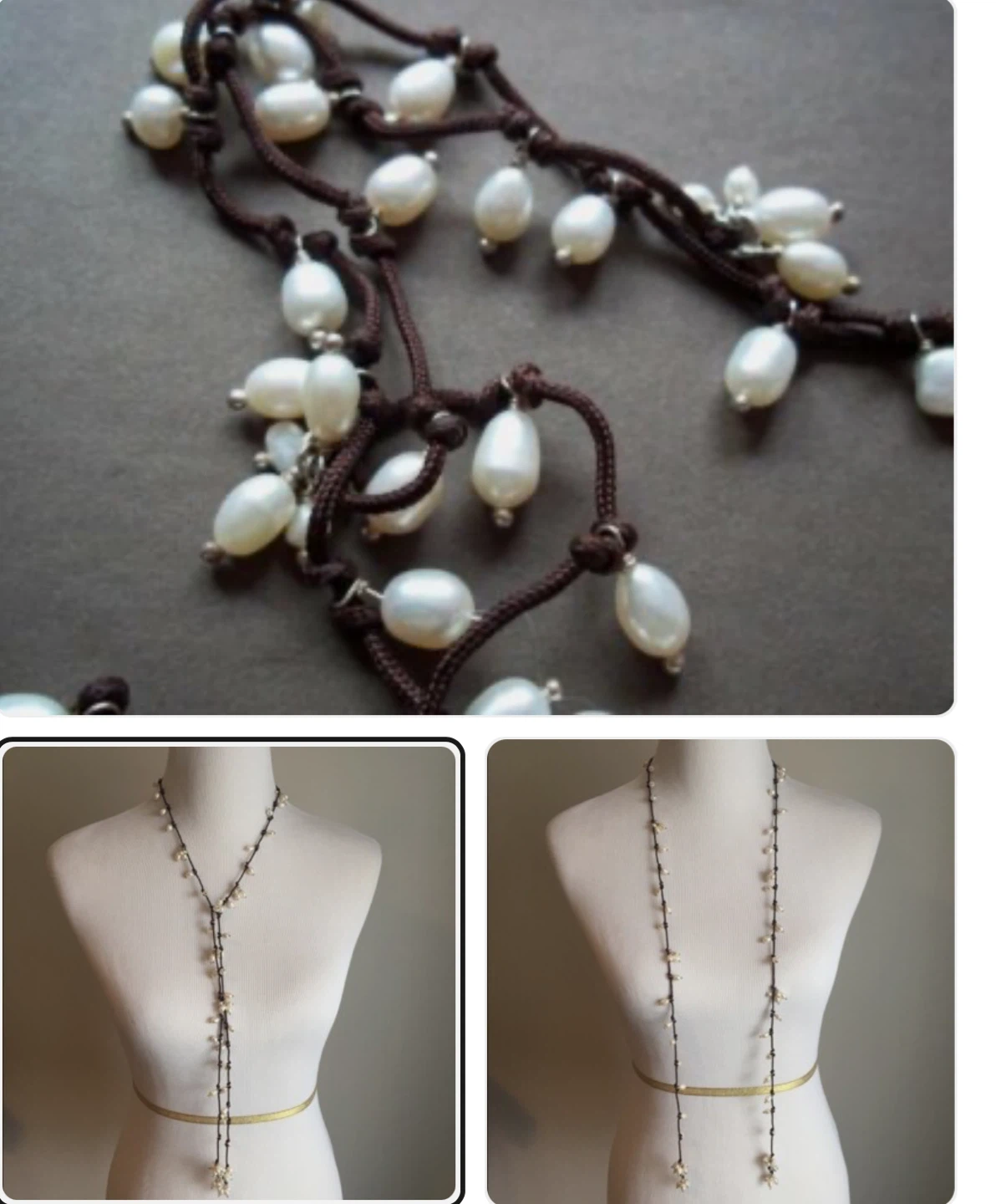 Silpada 925 Sterling Silver Pearl Lariat N2102. - photo 5
