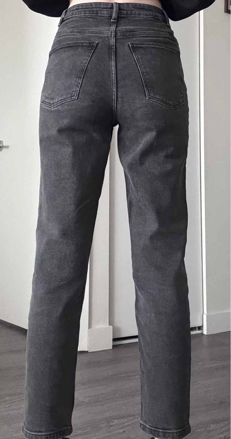 DENIM Charcoal Wash Straight Leg Jeans - photo 2