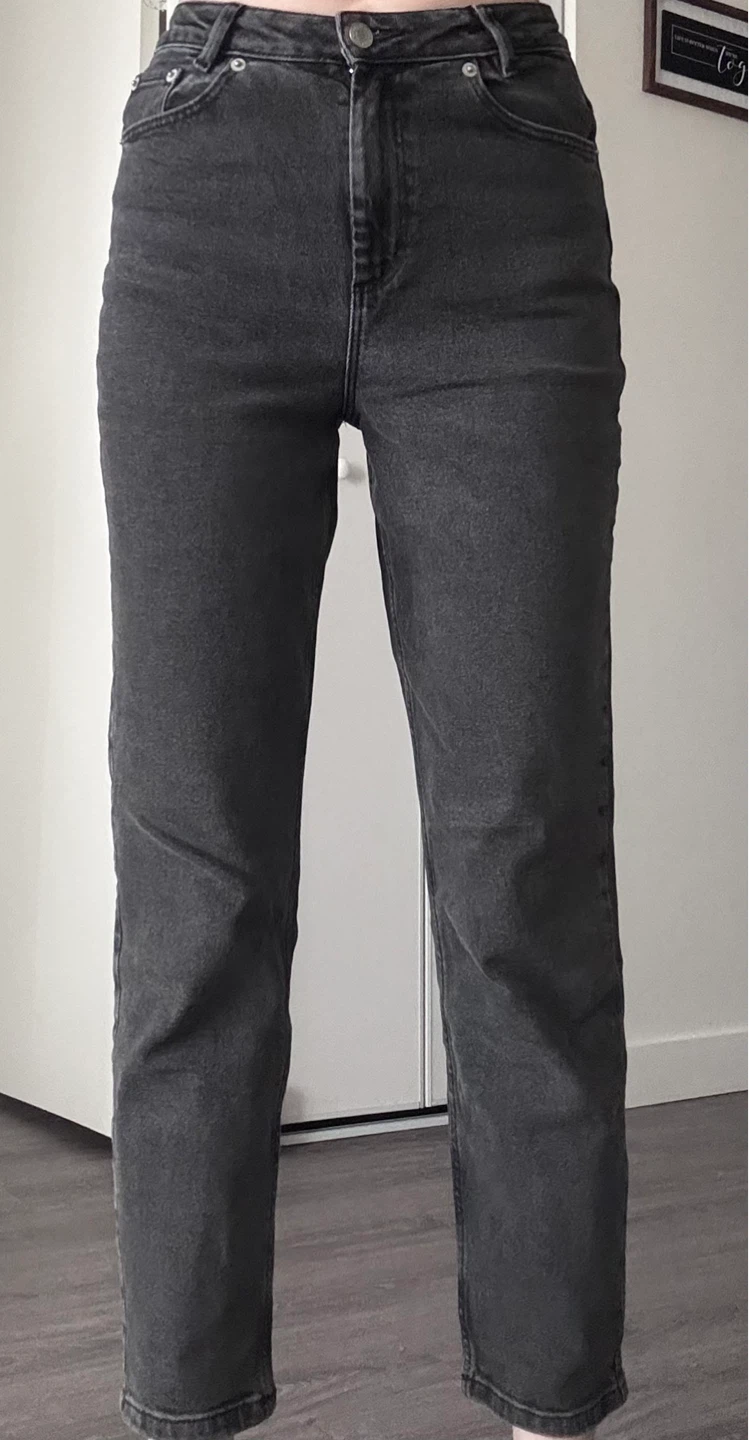 DENIM Charcoal Wash Straight Leg Jeans - photo 5
