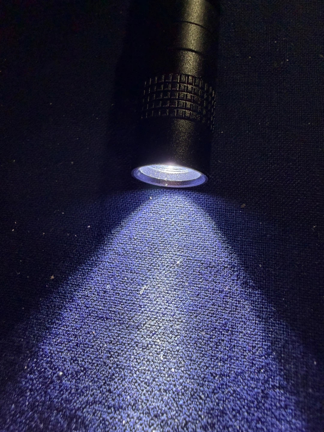 Black LED Flashlight with Clip - photo 2