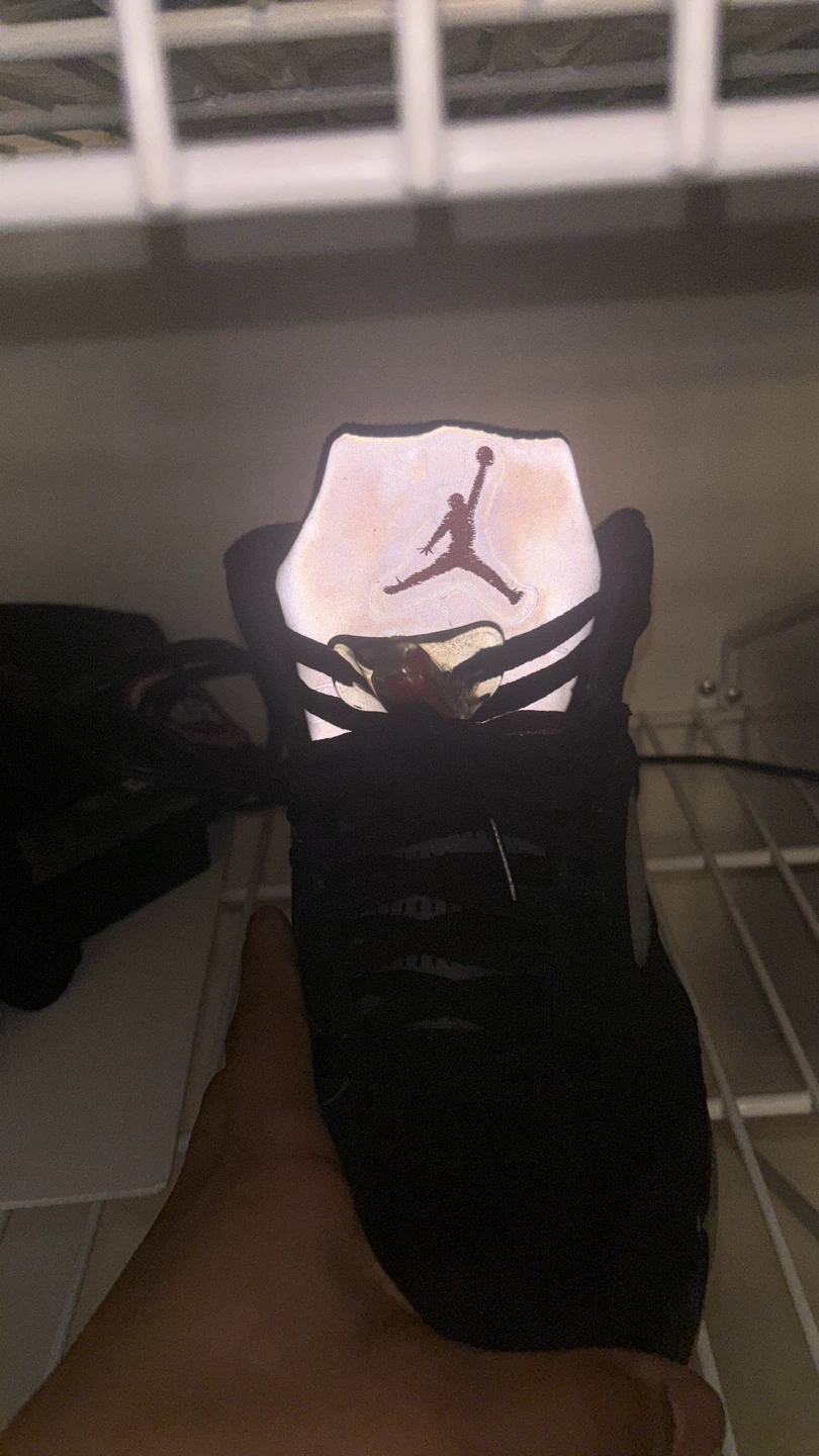 Air Jordan 5 Retro Black Metallic Worn - photo 3