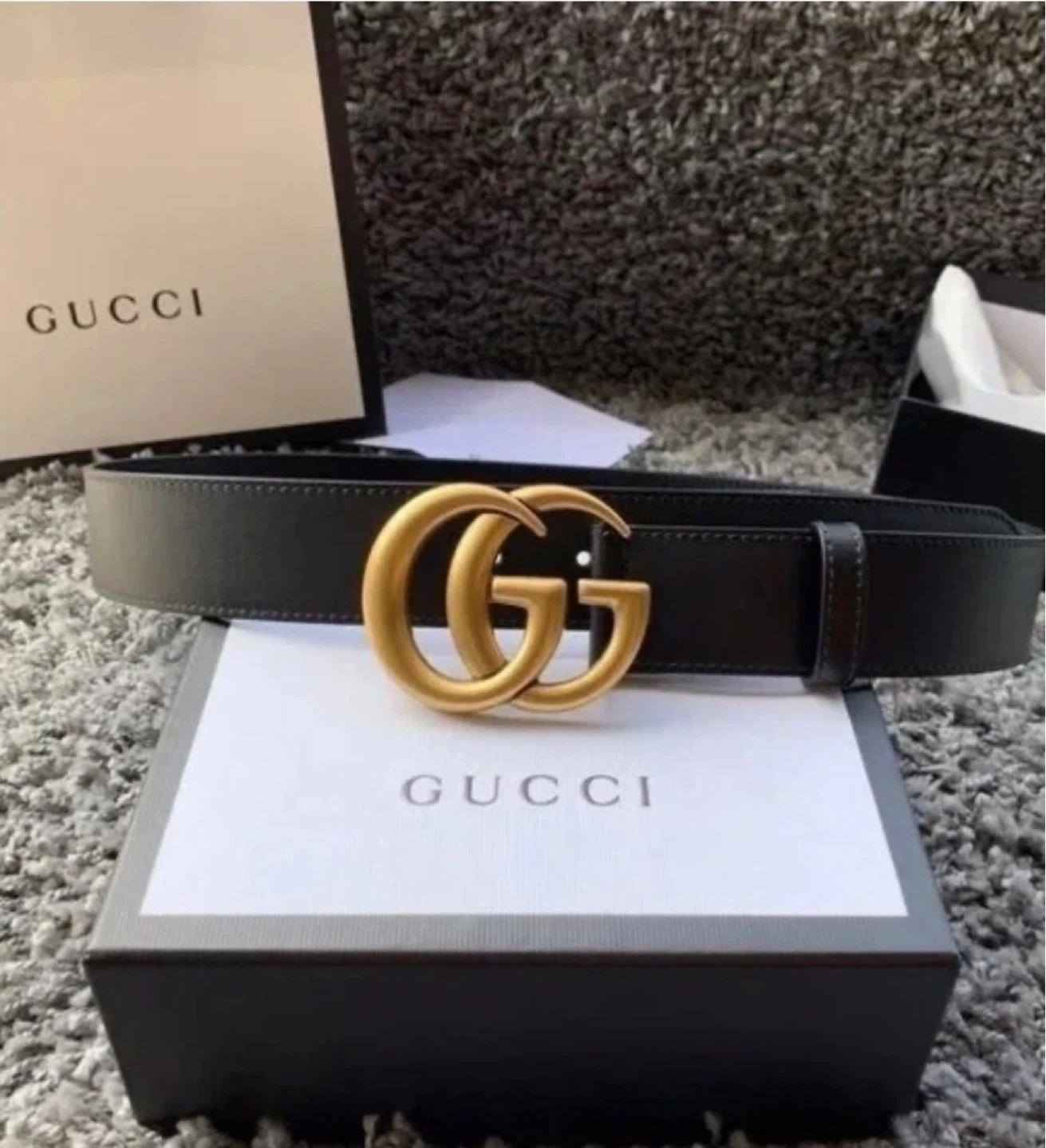 Gucci GG Marmont Leather Belt - photo 3
