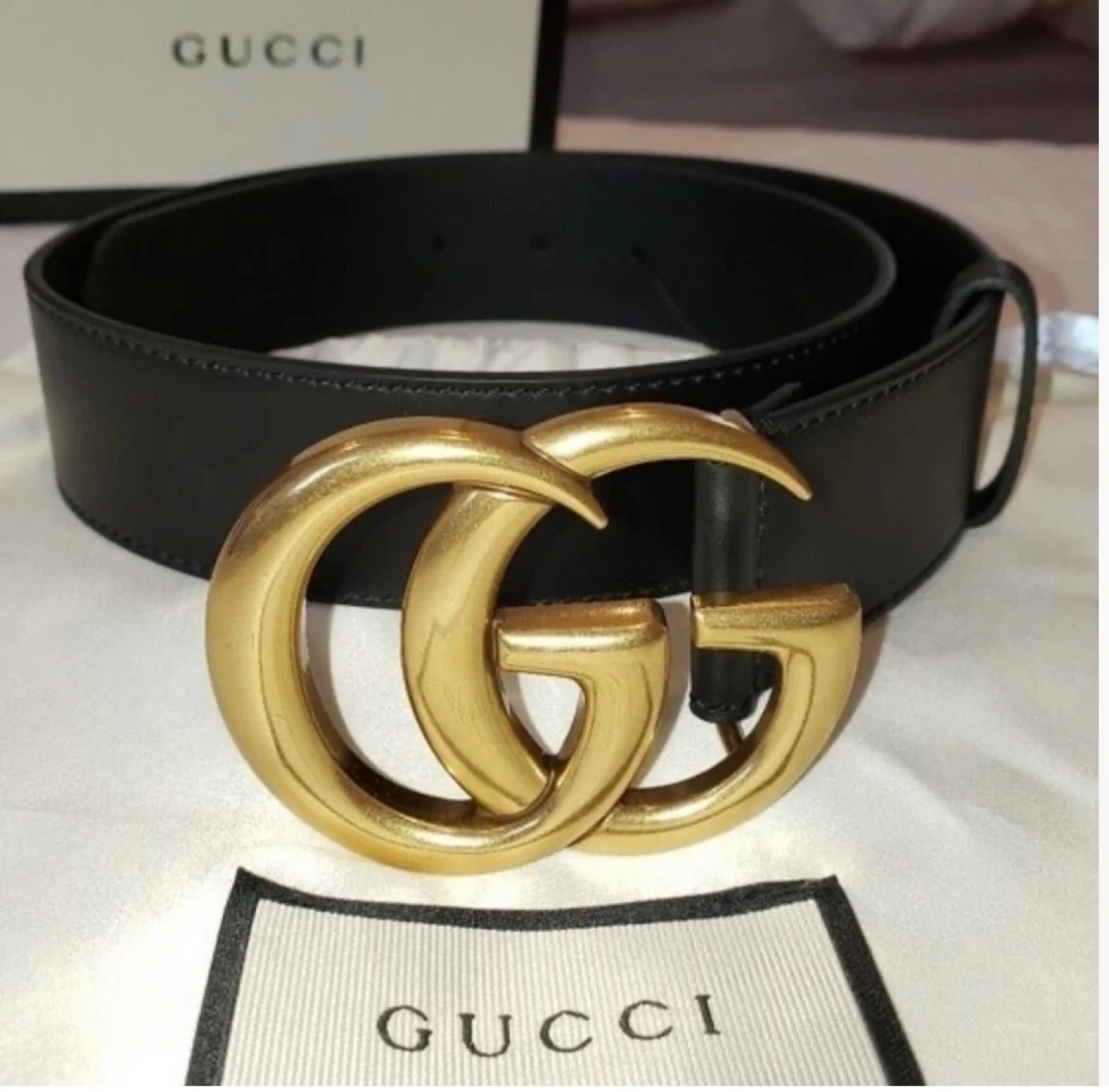 Gucci GG Marmont Leather Belt - photo 2