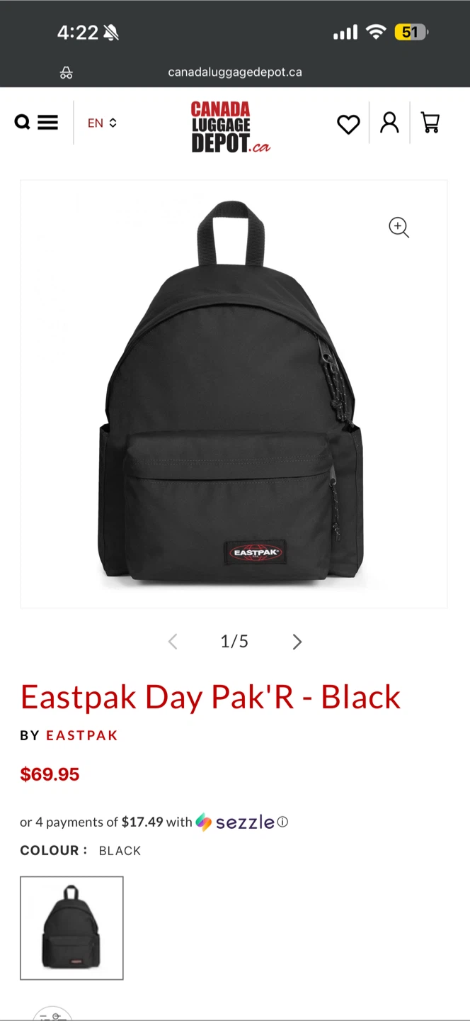 Eastpak DayPak’R black backpack - photo 3