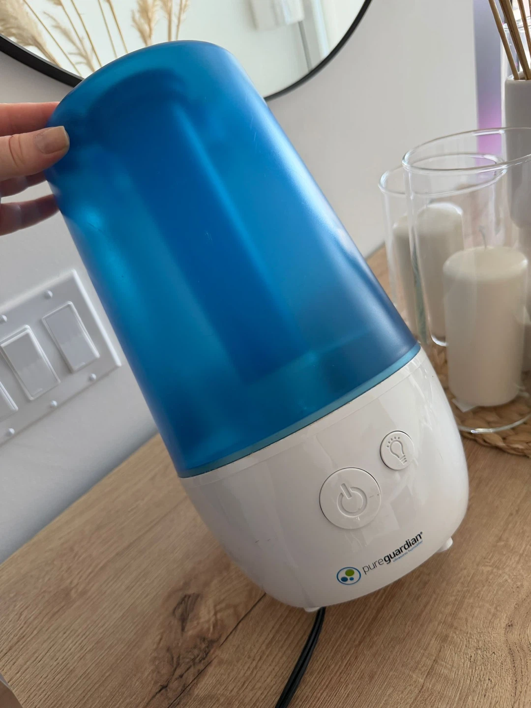 PureGuardian Blue Ultrasonic Humidifier