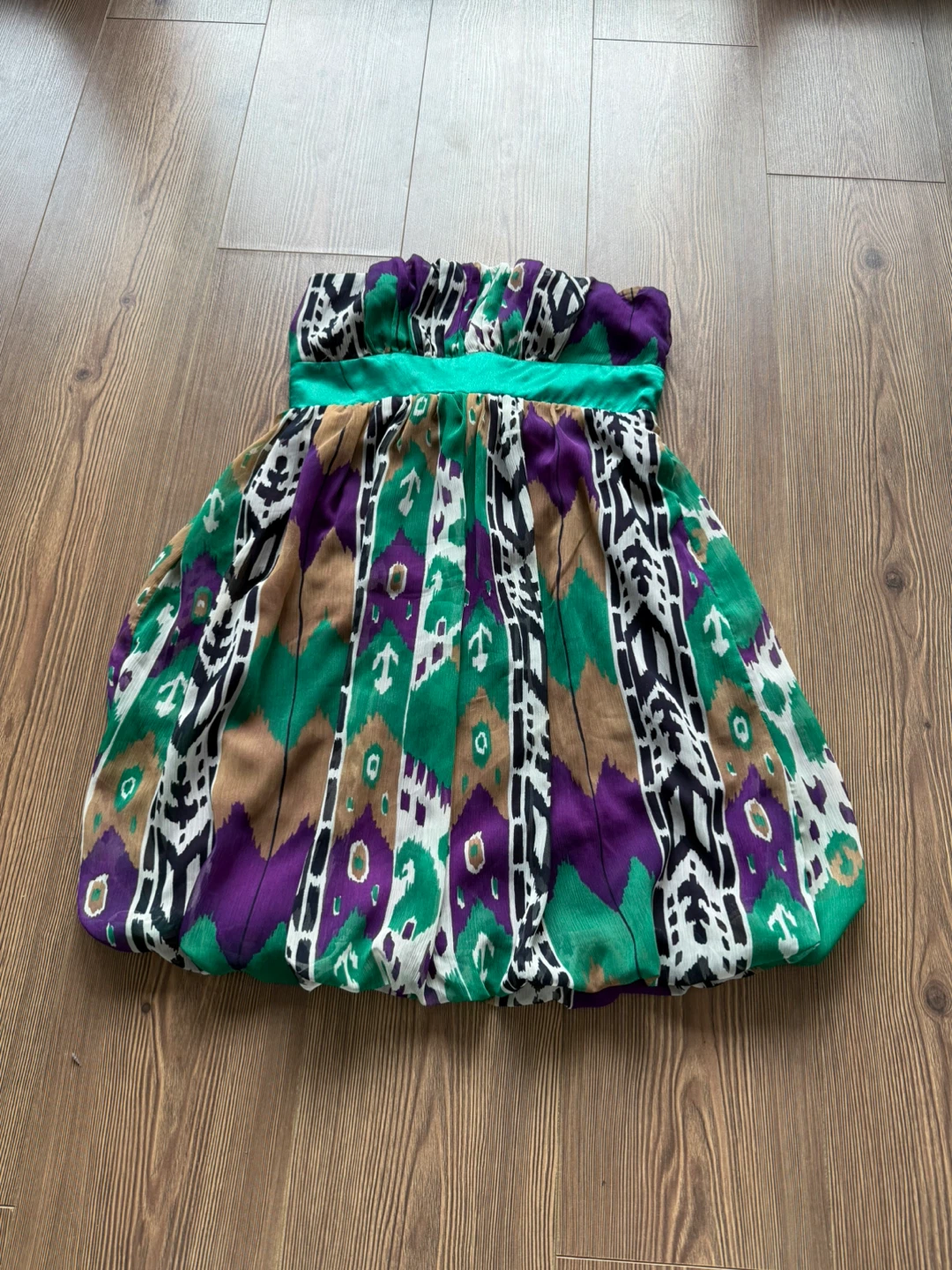Vintage Strapless Dress | Size S - photo 2