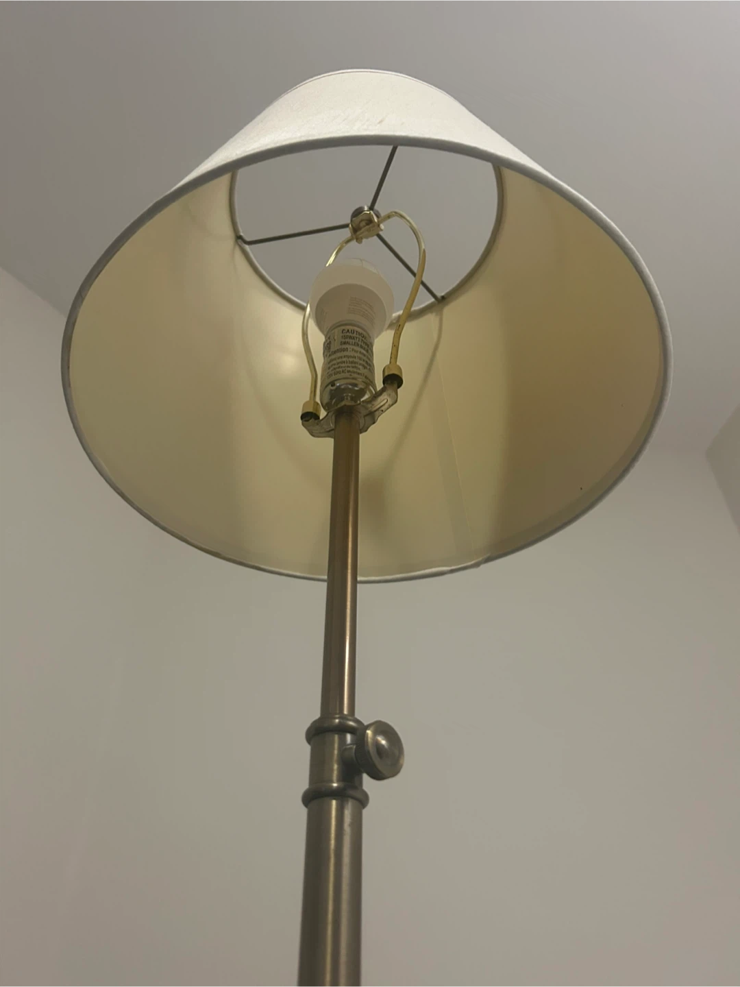 Adjustable Floor Lamp - Brass Finish - photo 2